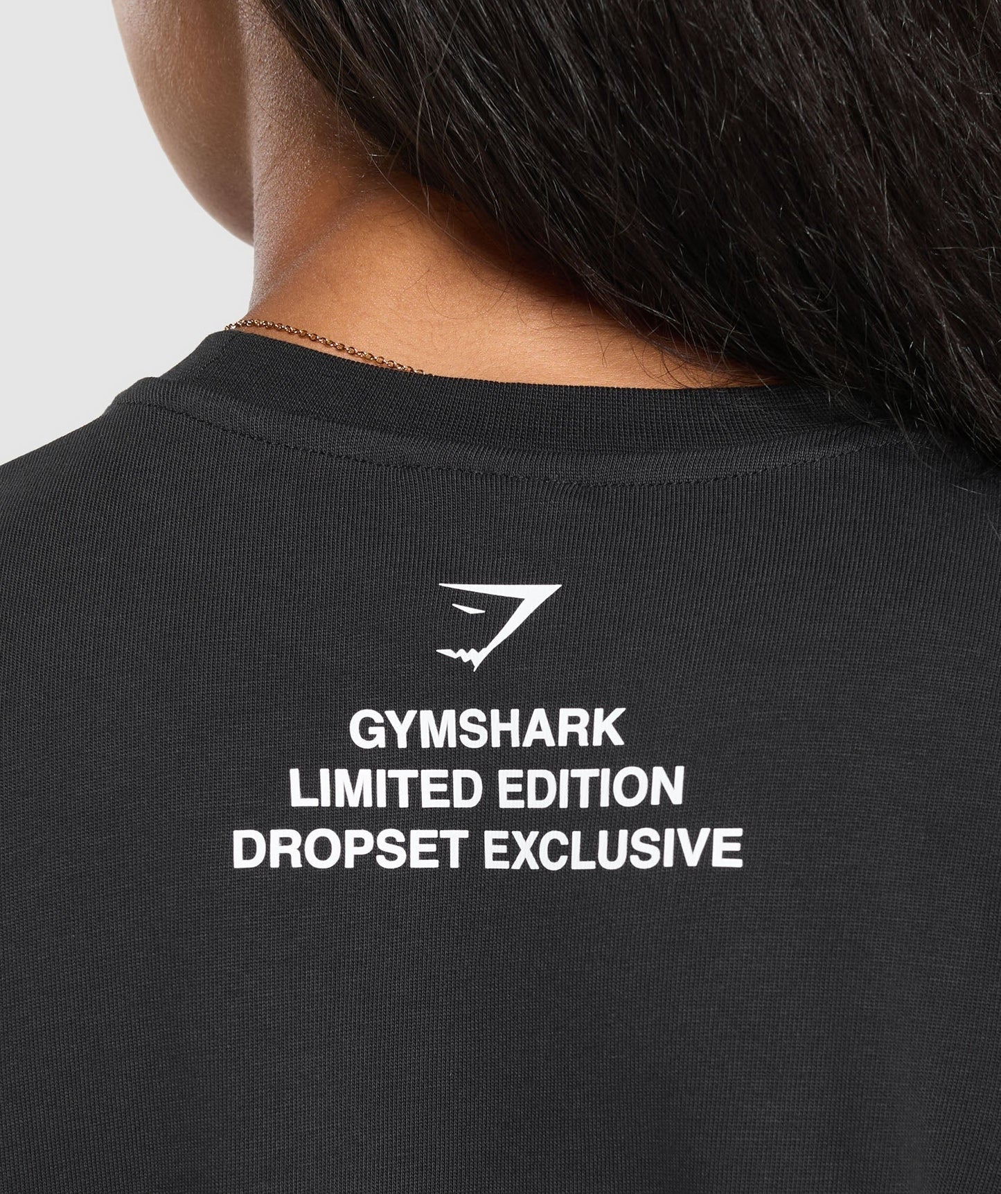 Gymshark Women Athlete Bootleg Graphic T-Shirt - Black