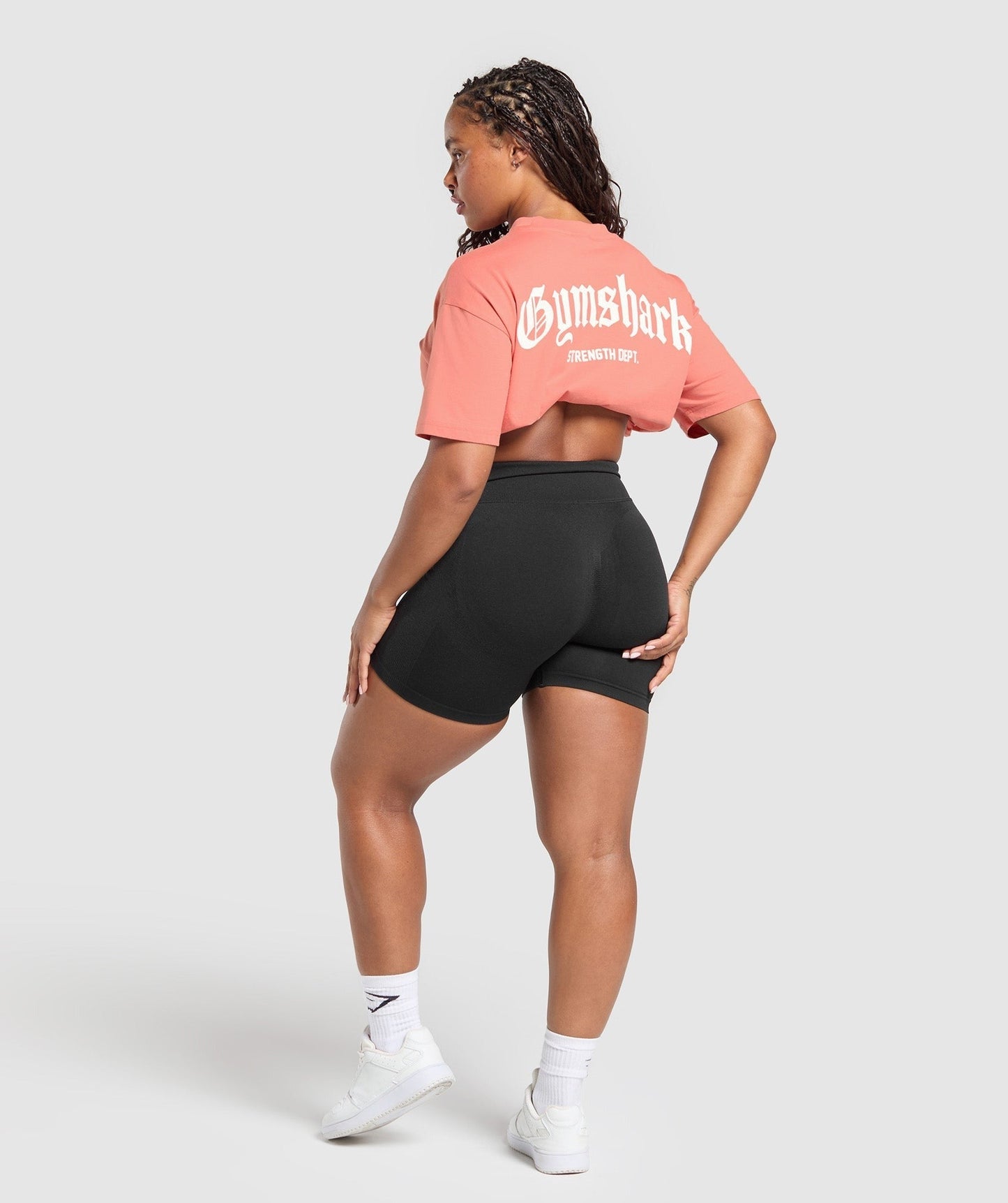 Gymshark Strength Department Graphic T-Shirt - Muted Coral