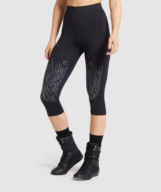 Gymshark Combat Cropped Leggings - Black