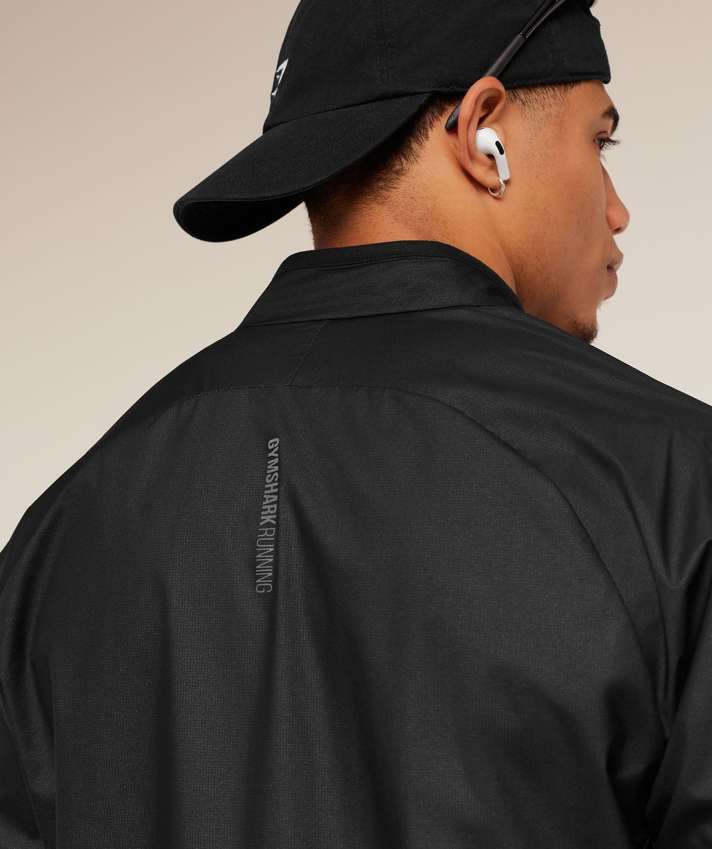 Gymshark Running Elite Lightweight Windbreaker - Black