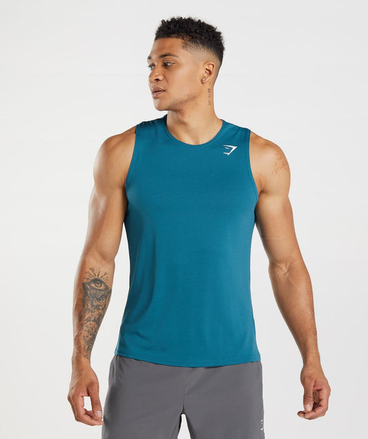 Gymshark Arrival Tank - Atlantic Blue