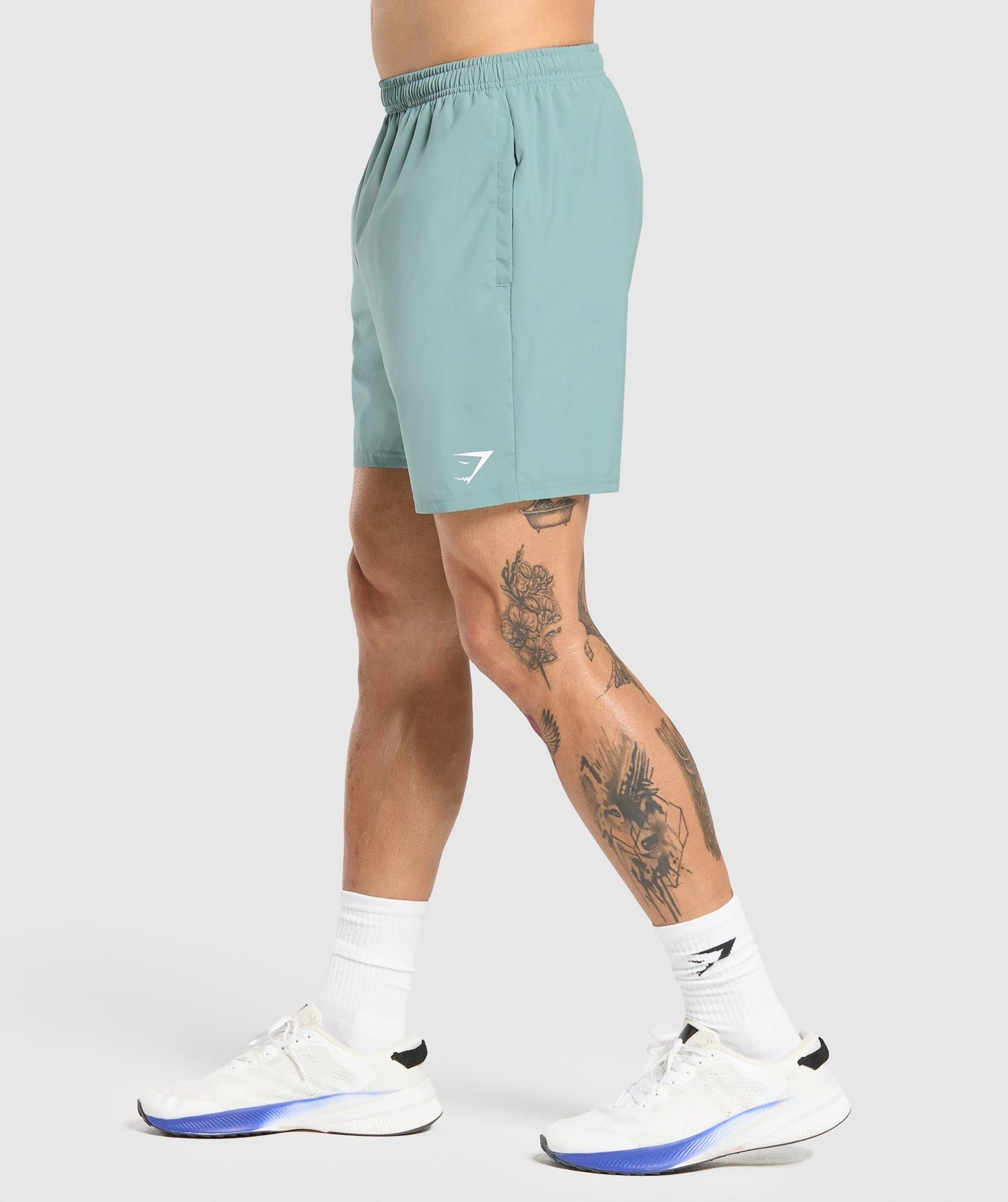 Gymshark Arrival 7" Shorts - Celeste Blue