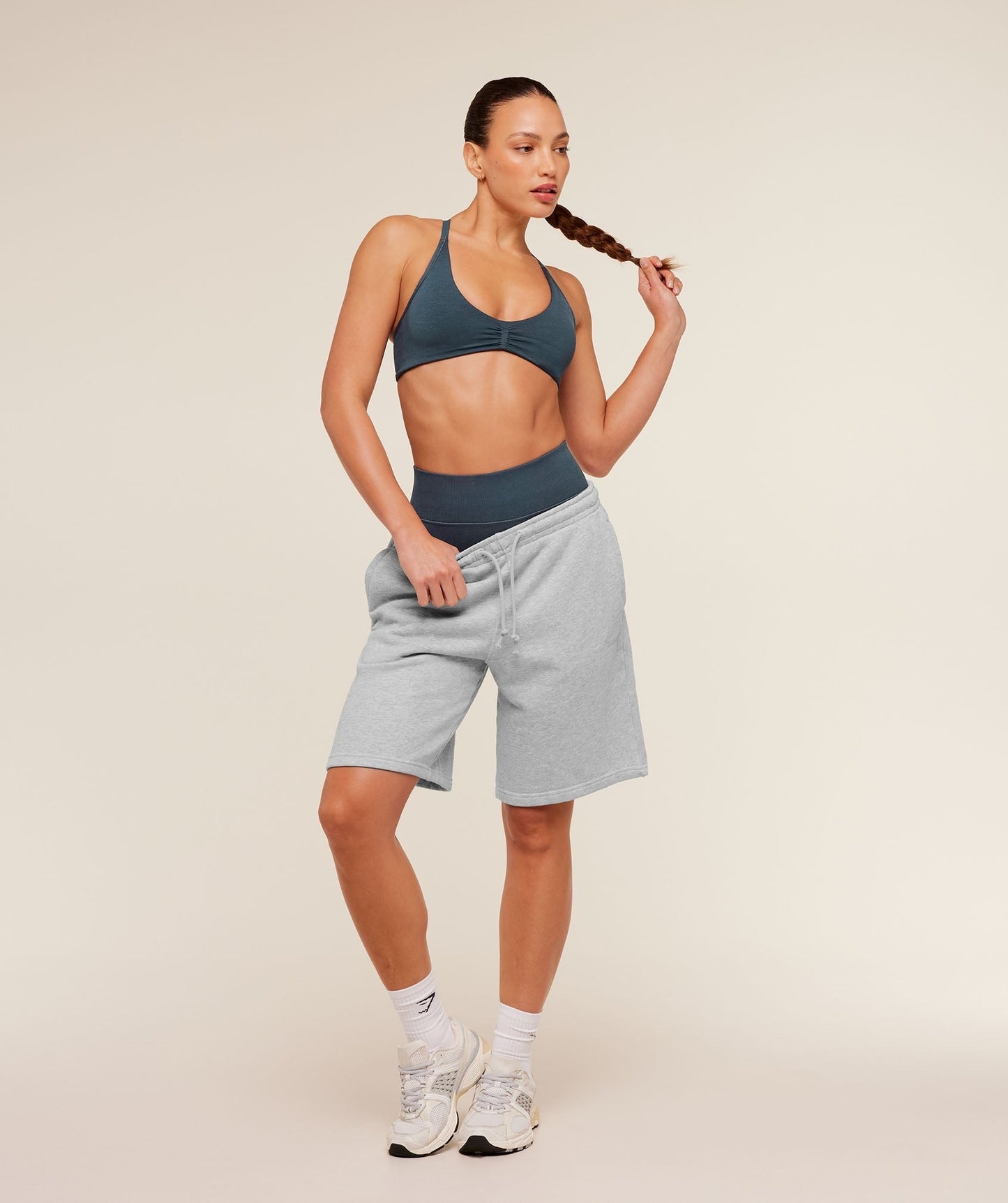 Gymshark To From Shorts - Bros Soft Grey Marl