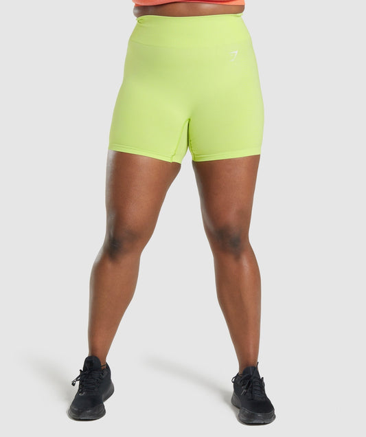 Gymshark Vital Seamless Shorts - Yellow Marl