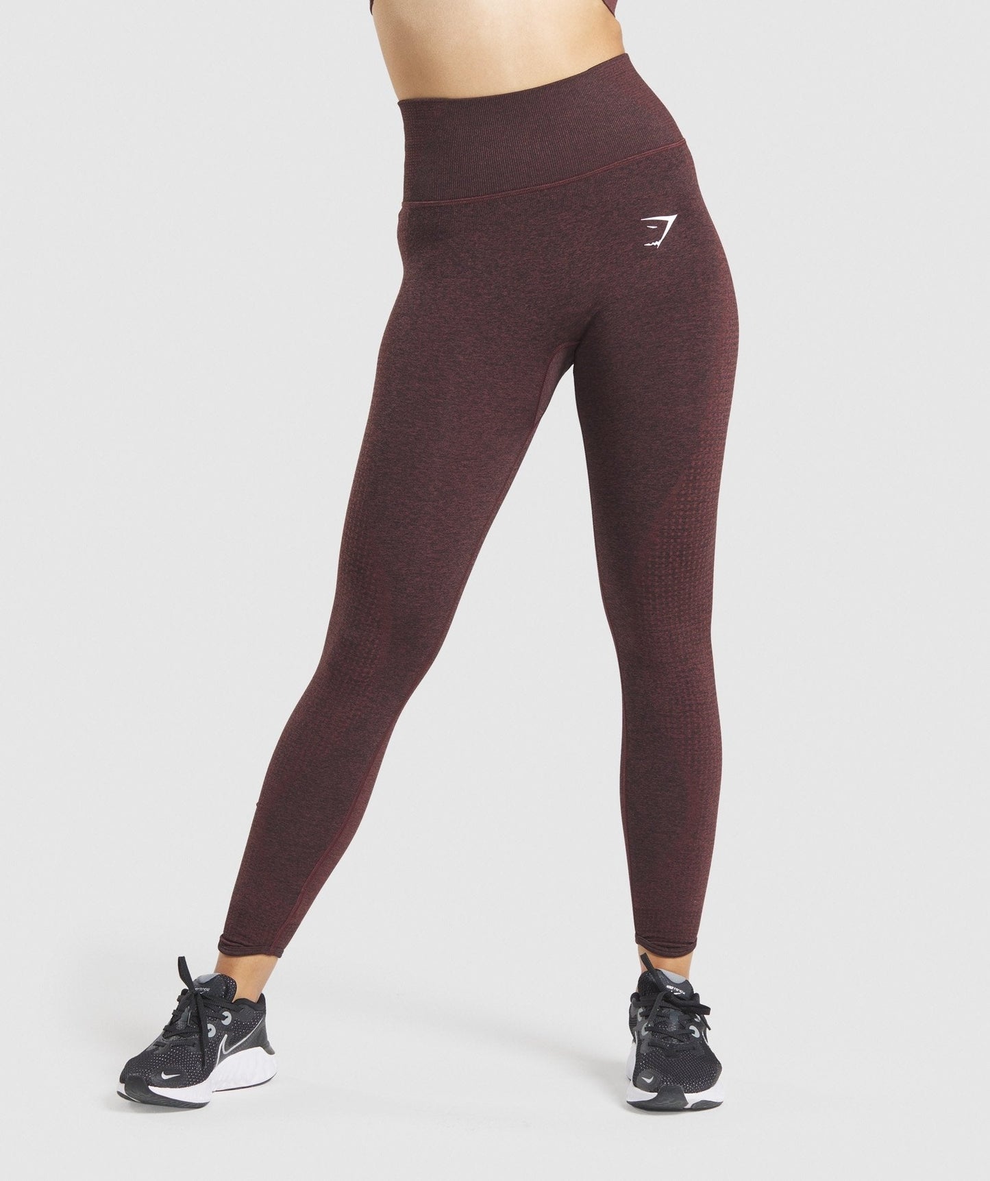DNU - Gymshark Vital Rise Seamless Leggings - Brown Marl