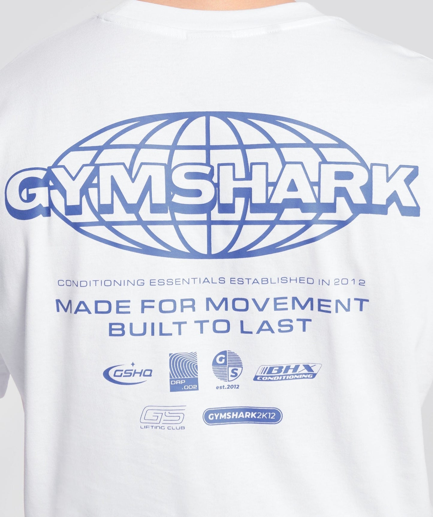 Gymshark Worldwide T-Shirt - White