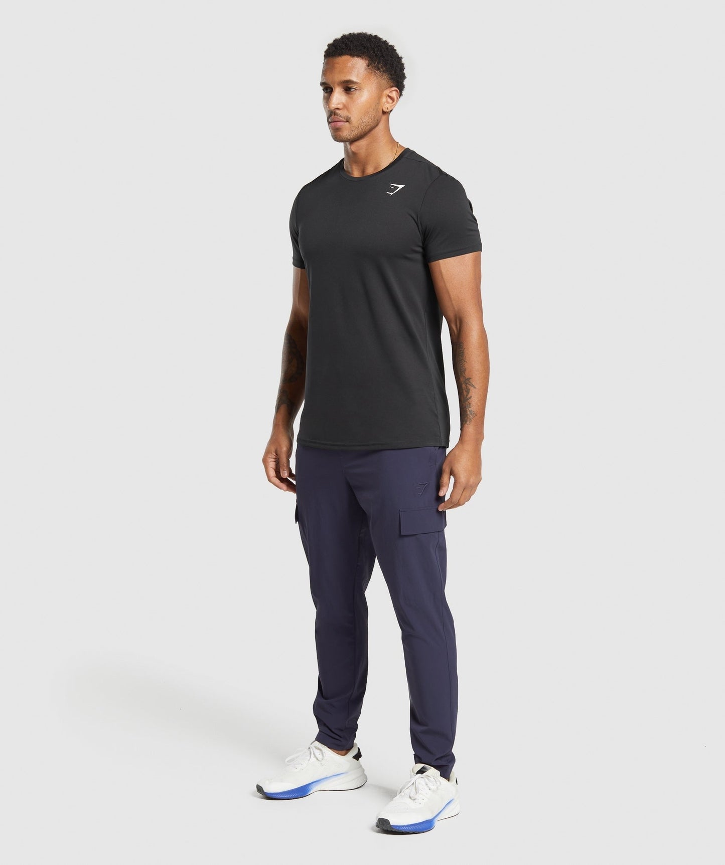 Gymshark Stretch Woven Cargo Pants - Heavy Blue