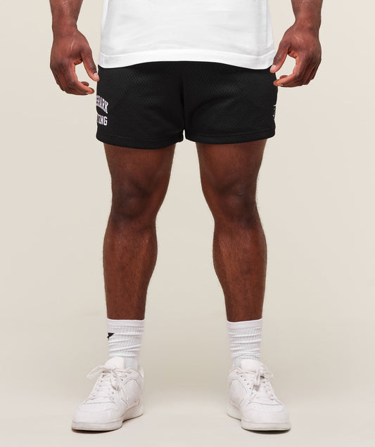 Gymshark Lifting Mesh 5" Shorts - Black