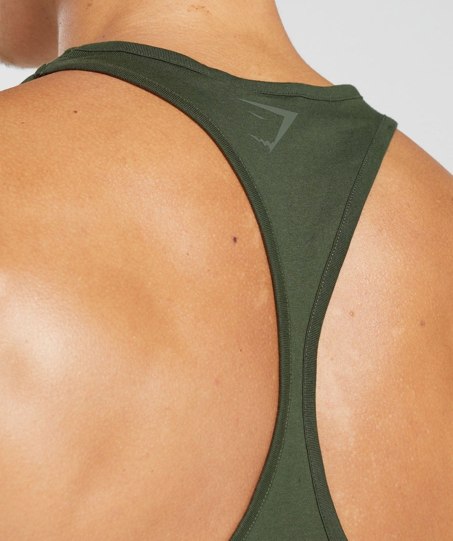 Gymshark Power Stringer - Moss Olive