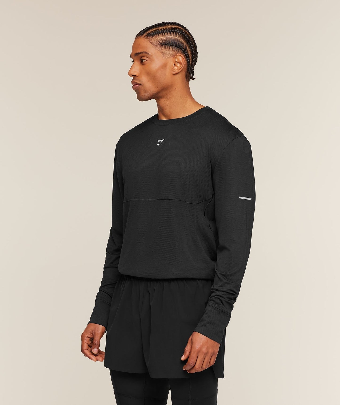 Gymshark Running Long Sleeve T-Shirt - Black