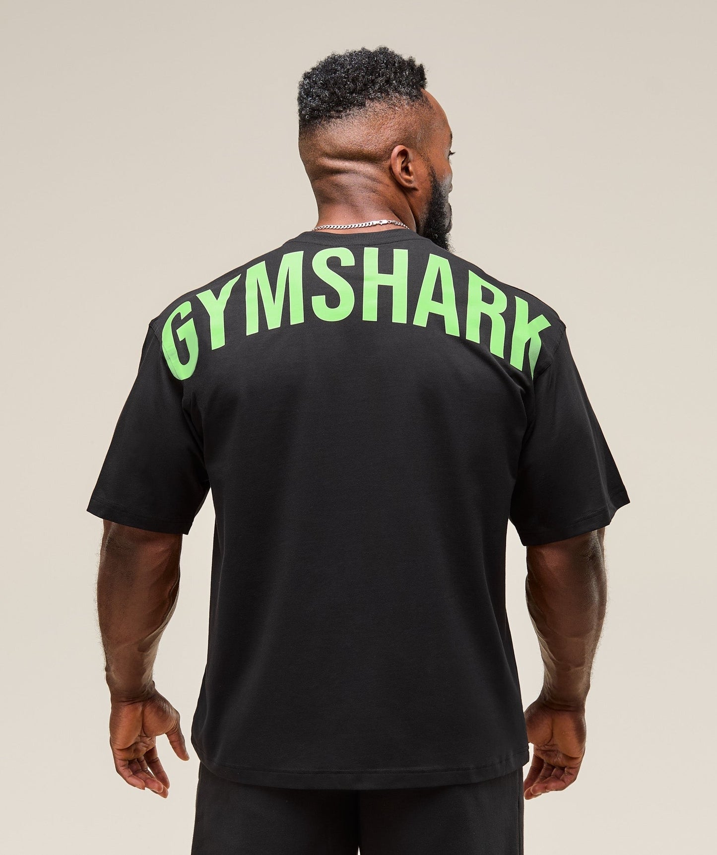Gymshark Power T-Shirt - Black/Energy Gelato Green