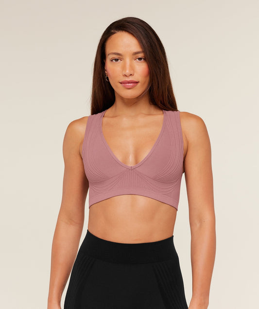 Gymshark Luxe Light Support Sports Bra - Calm Pink