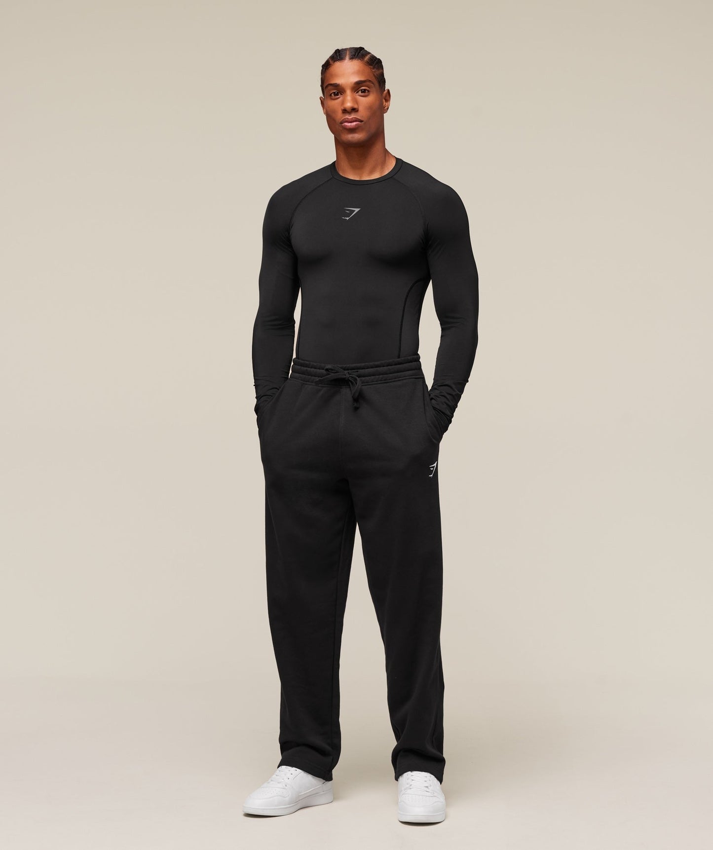 Gymshark Element Baselayer Long Sleeve T-Shirt - Black