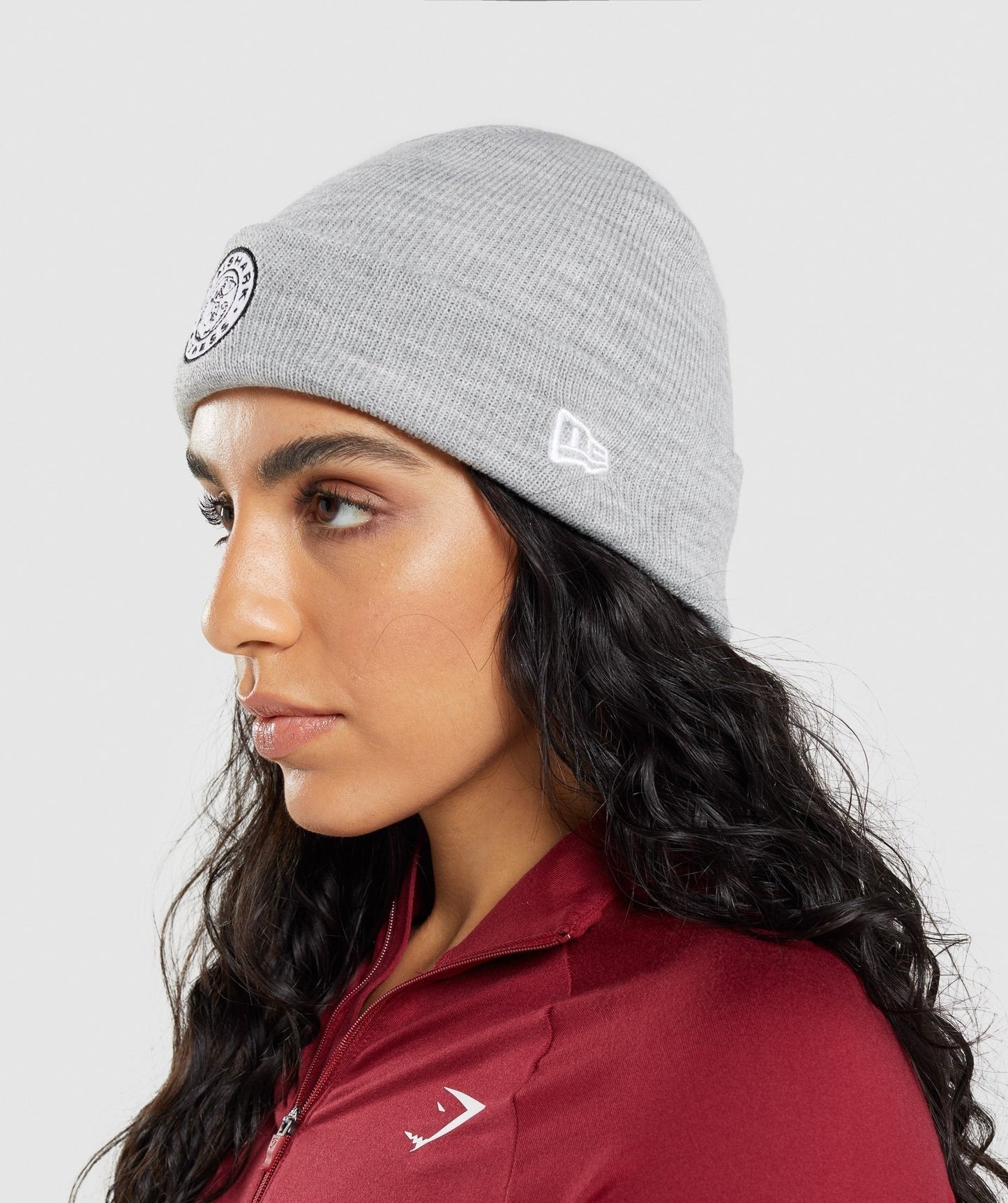 Gymshark New Era Legacy Cuff Knit - Grey