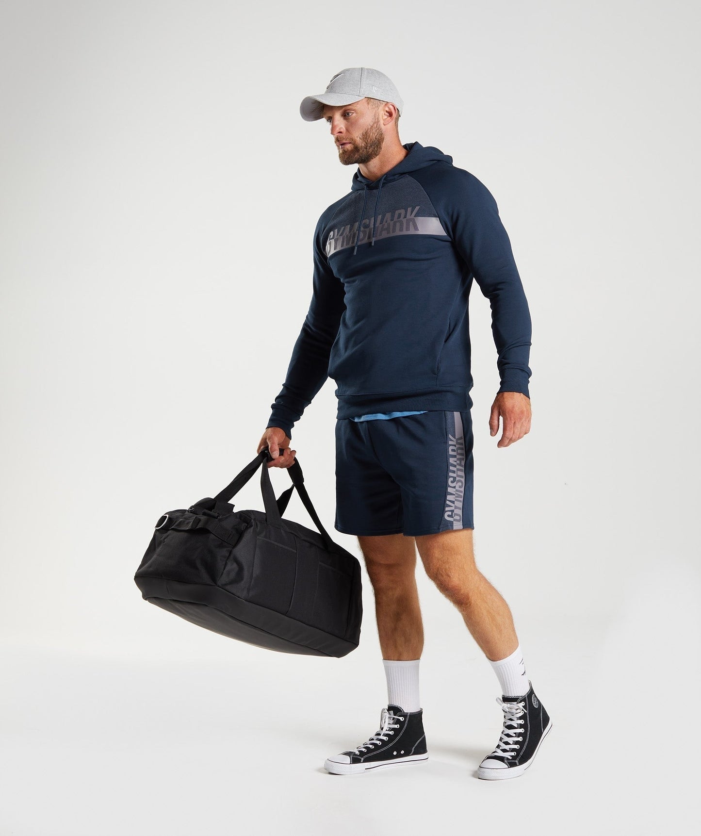 Gymshark Bold React Hoodie - Navy