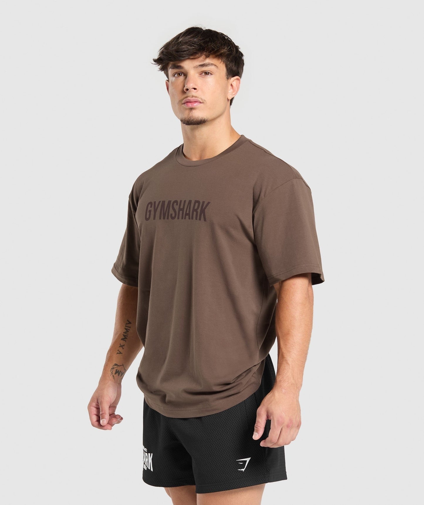 Gymshark Apollo Oversized T-Shirt - Walnut Brown