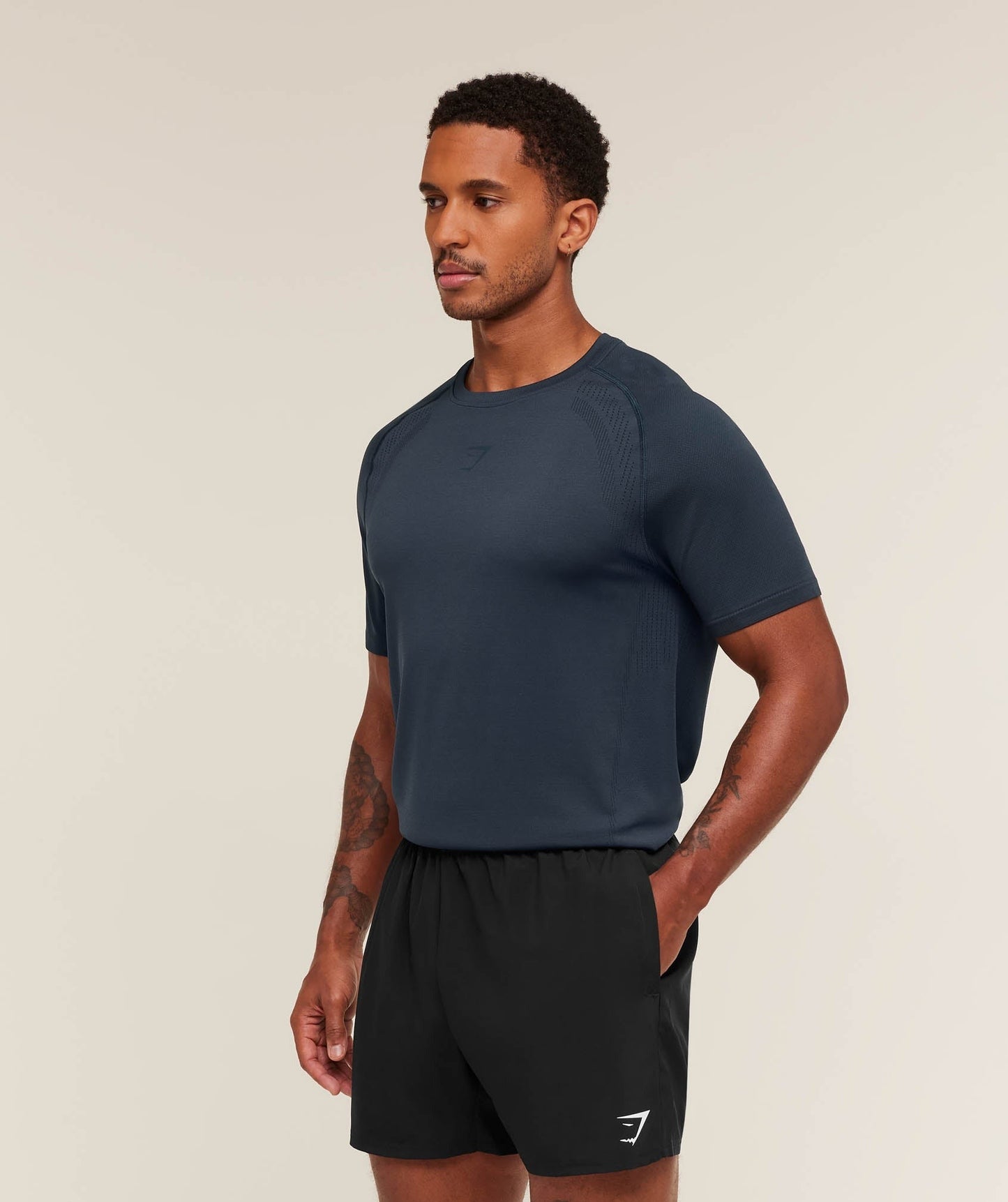 Gymshark Versatile Seamless T-Shirt - Heavy Blue/Navy