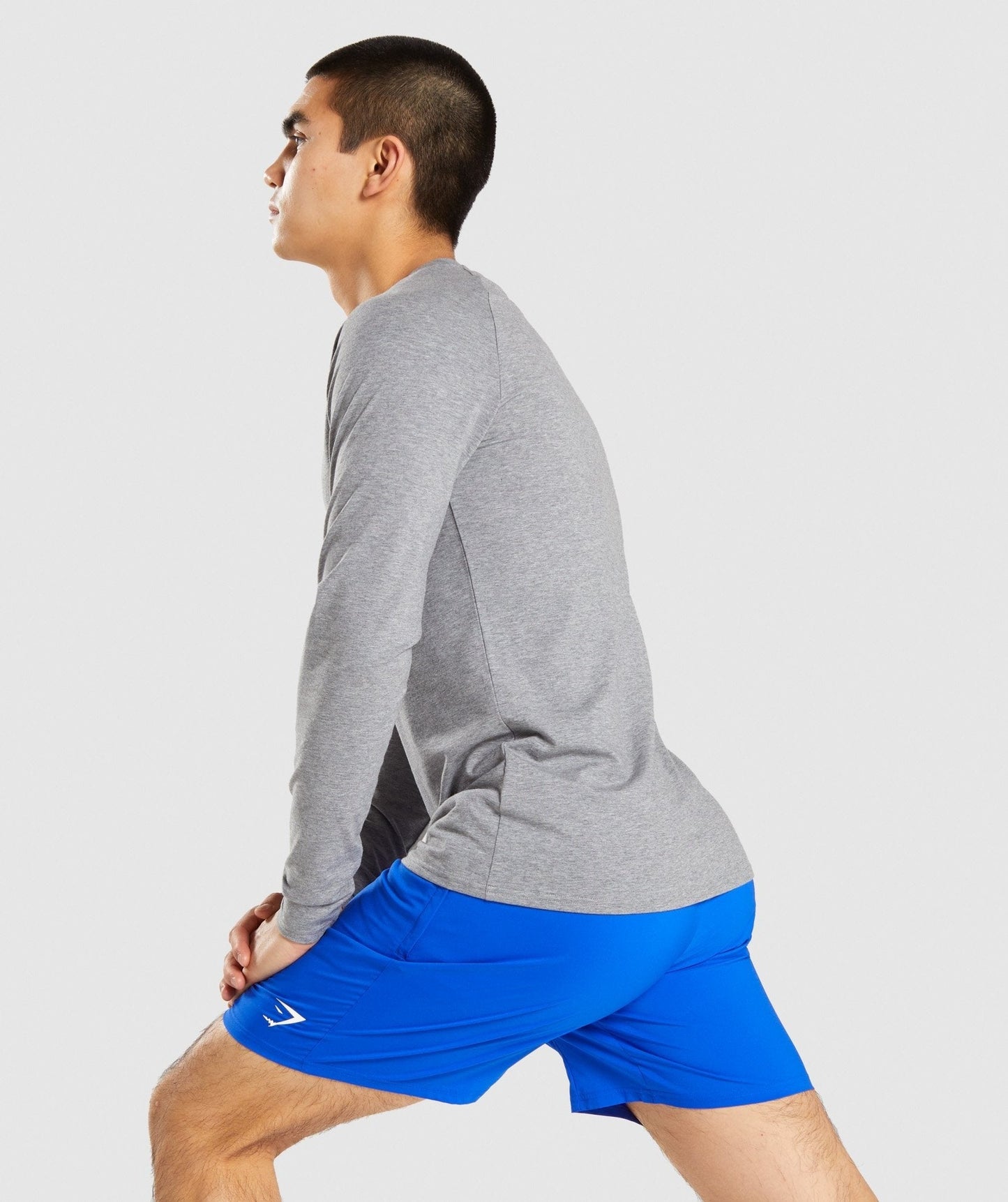 Gymshark Apollo Long Sleeve T-Shirt - Charcoal Marl