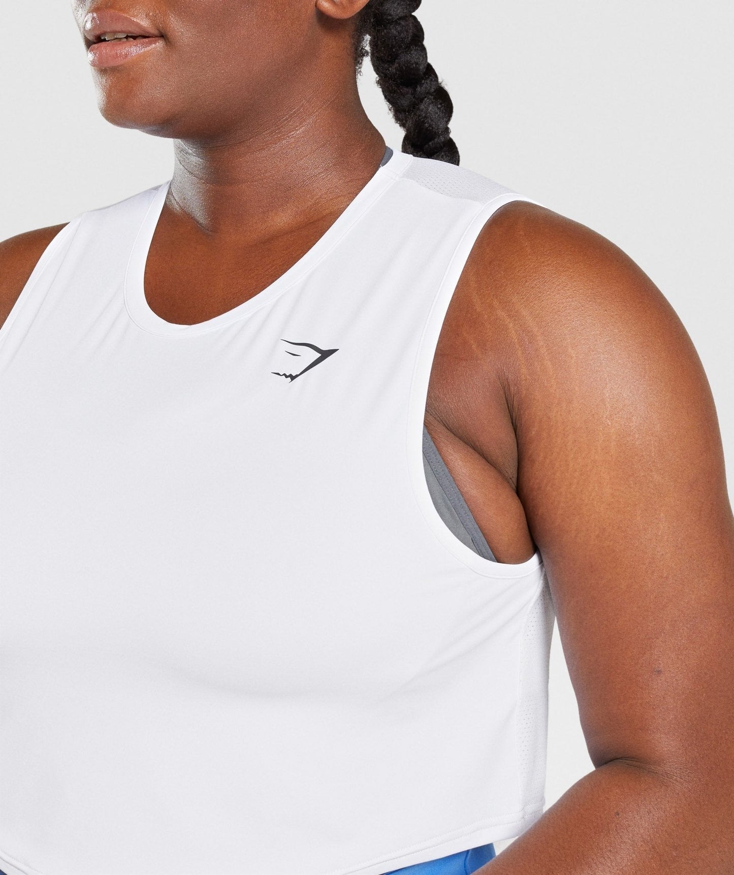 Gymshark Training Crop Tank - White