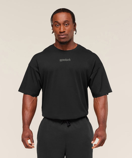 Gymshark Olde English T-Shirt - Black
