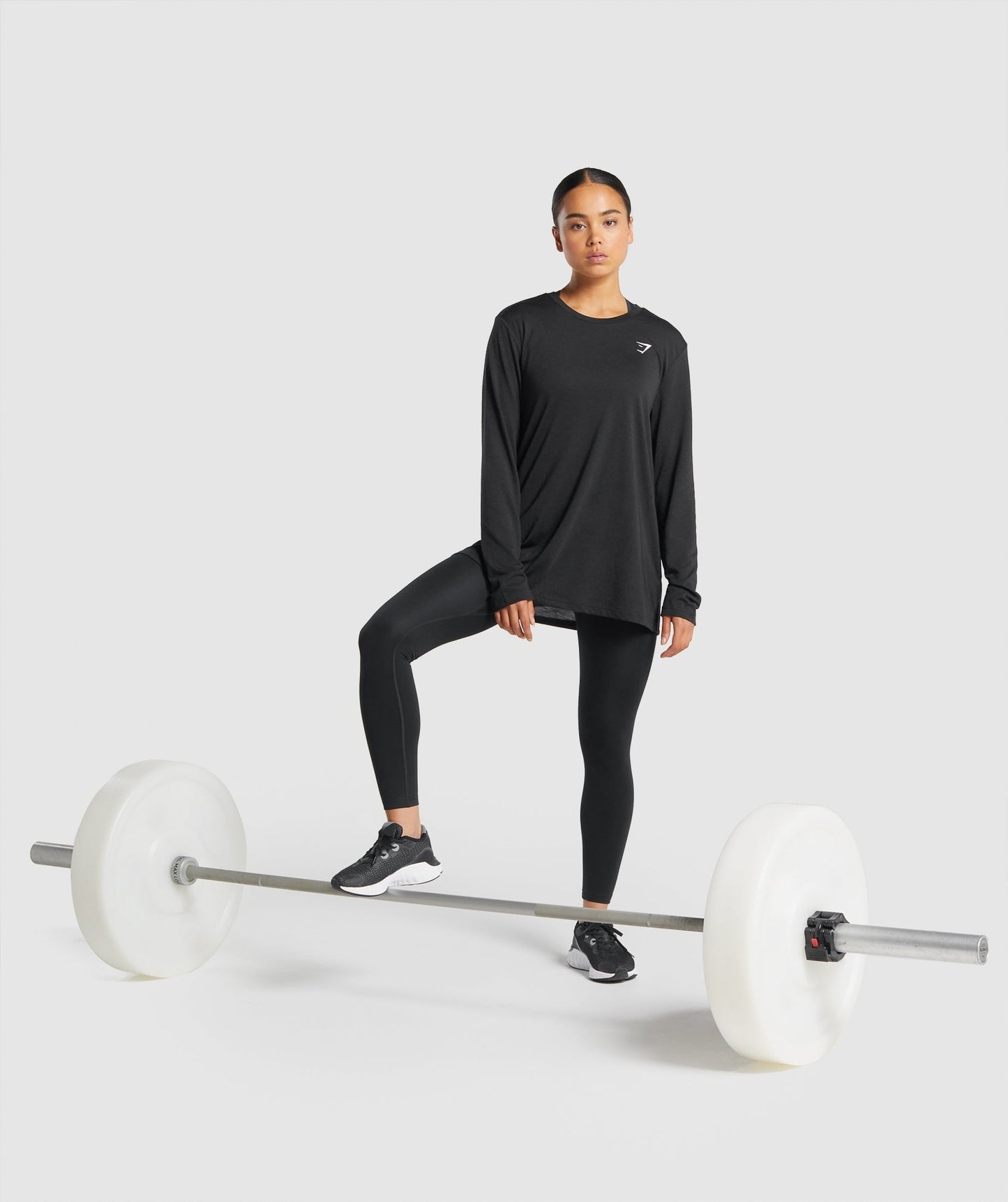 Gymshark Training Oversized Long Sleeve Top - Black