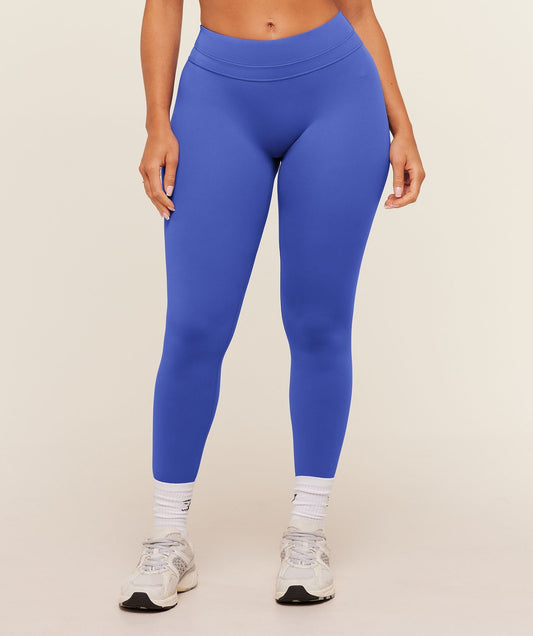 Gymshark Whitney Mid-High Rise Leggings - Force Blue