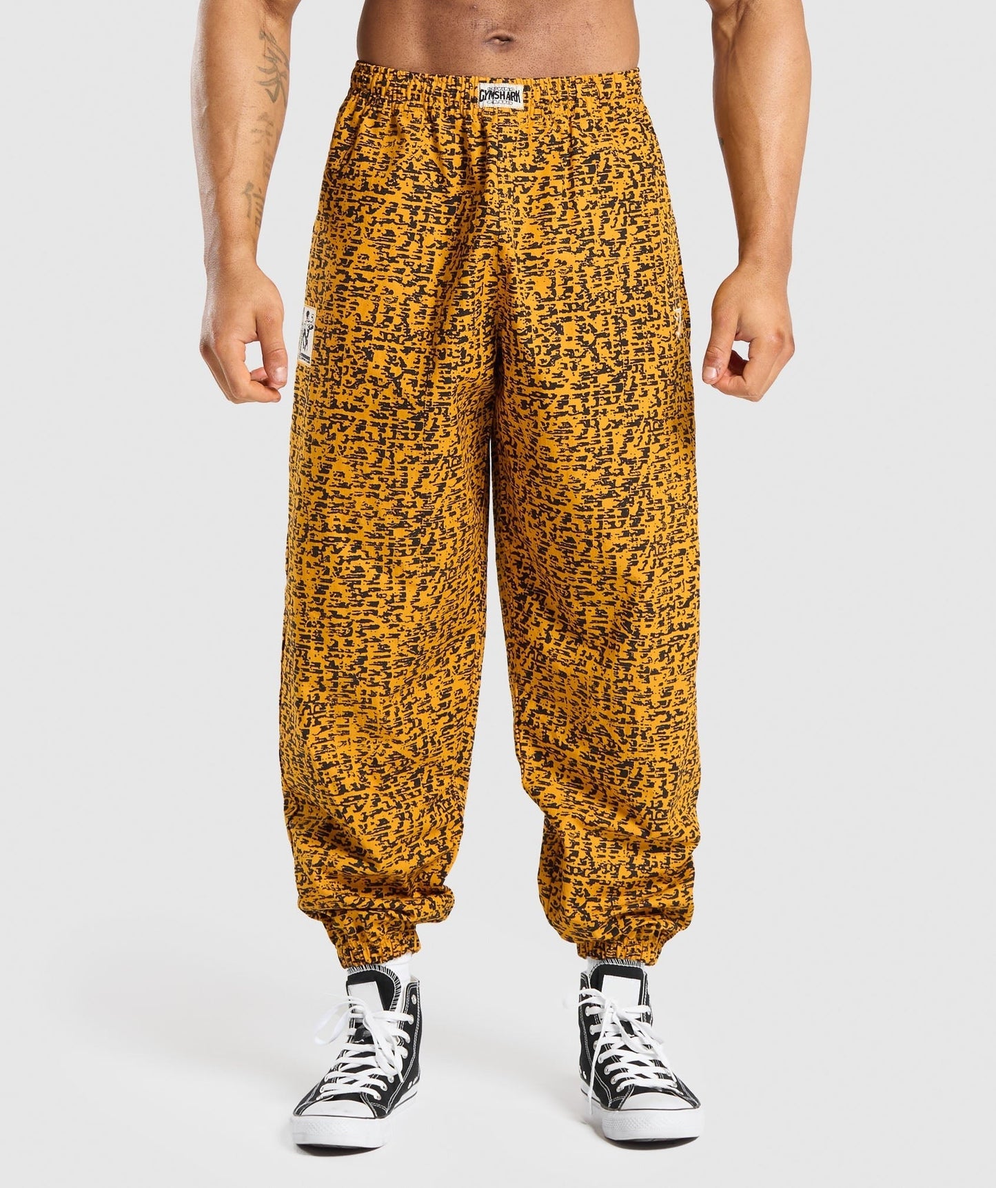 Gymshark Printed Pumper Pants - Burnt Yellow