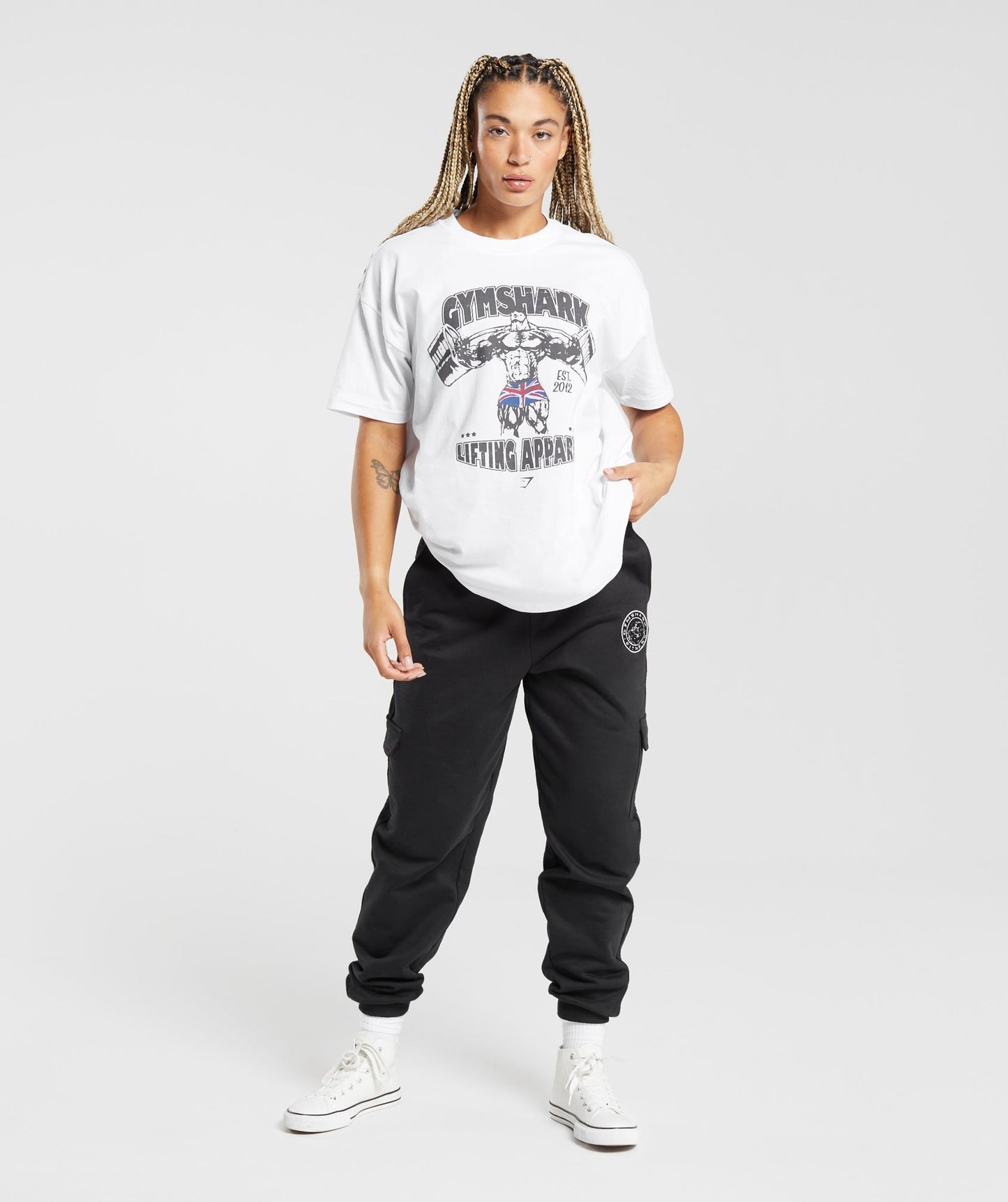Gymshark Lifting Apparel Oversized T-Shirt - White