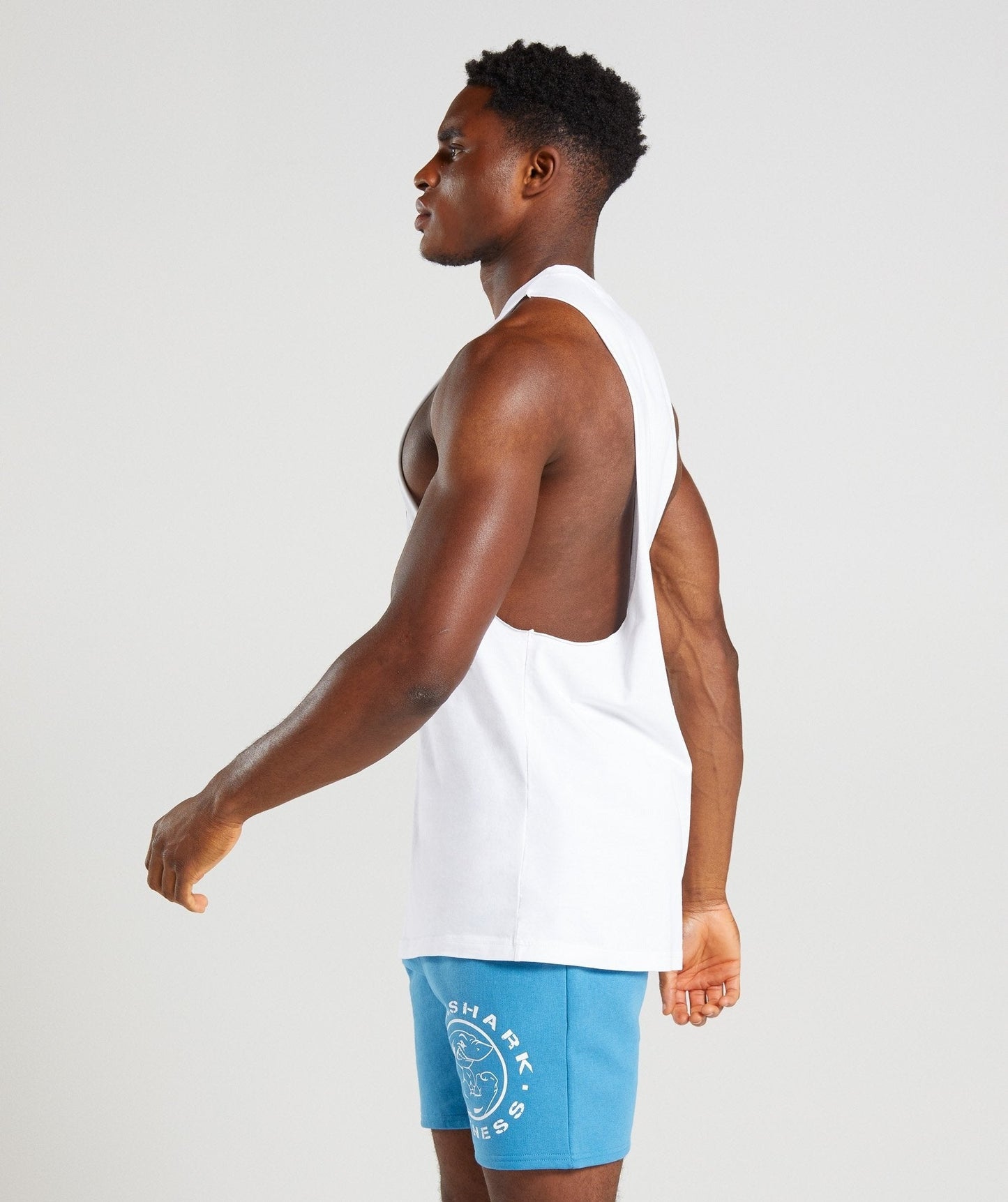 Gymshark Legacy Drop Arm Tank - White