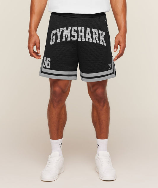 Gymshark Campus Mesh Shorts - Black