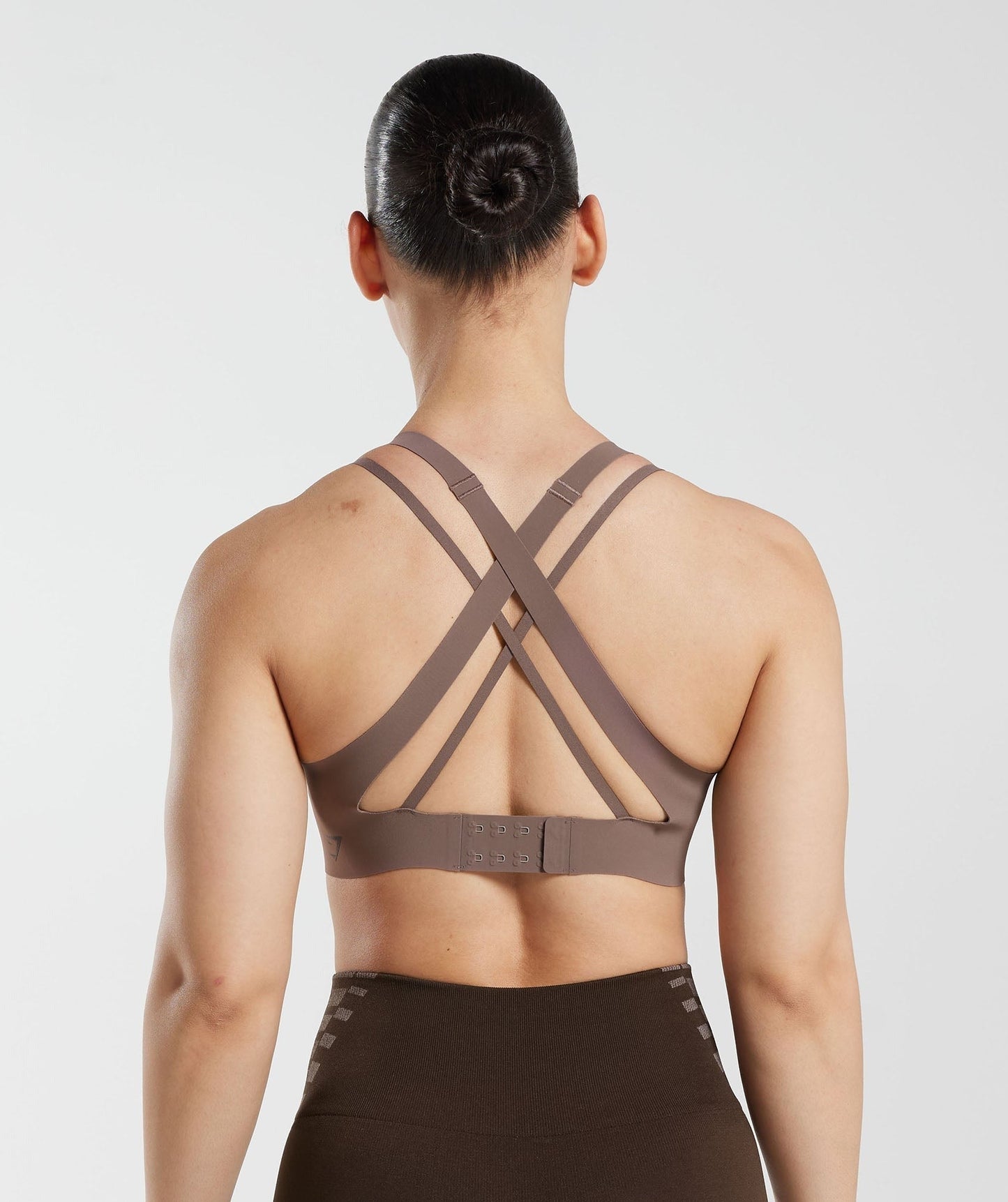 Gymshark APEX LIMIT SPORTS BRA - Truffle Brown