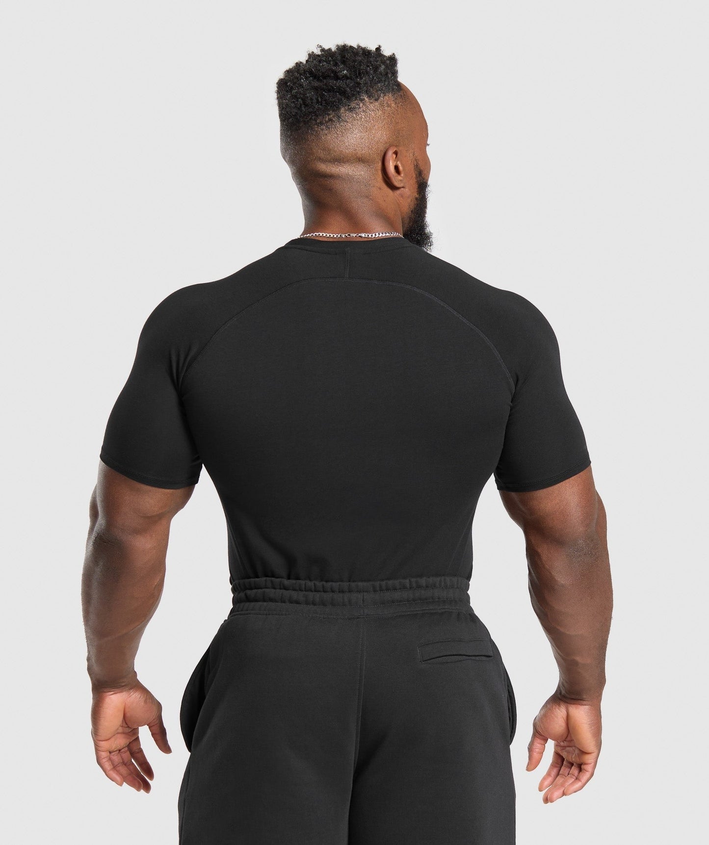 Gymshark Prime T-Shirt - Black/Vivid Red