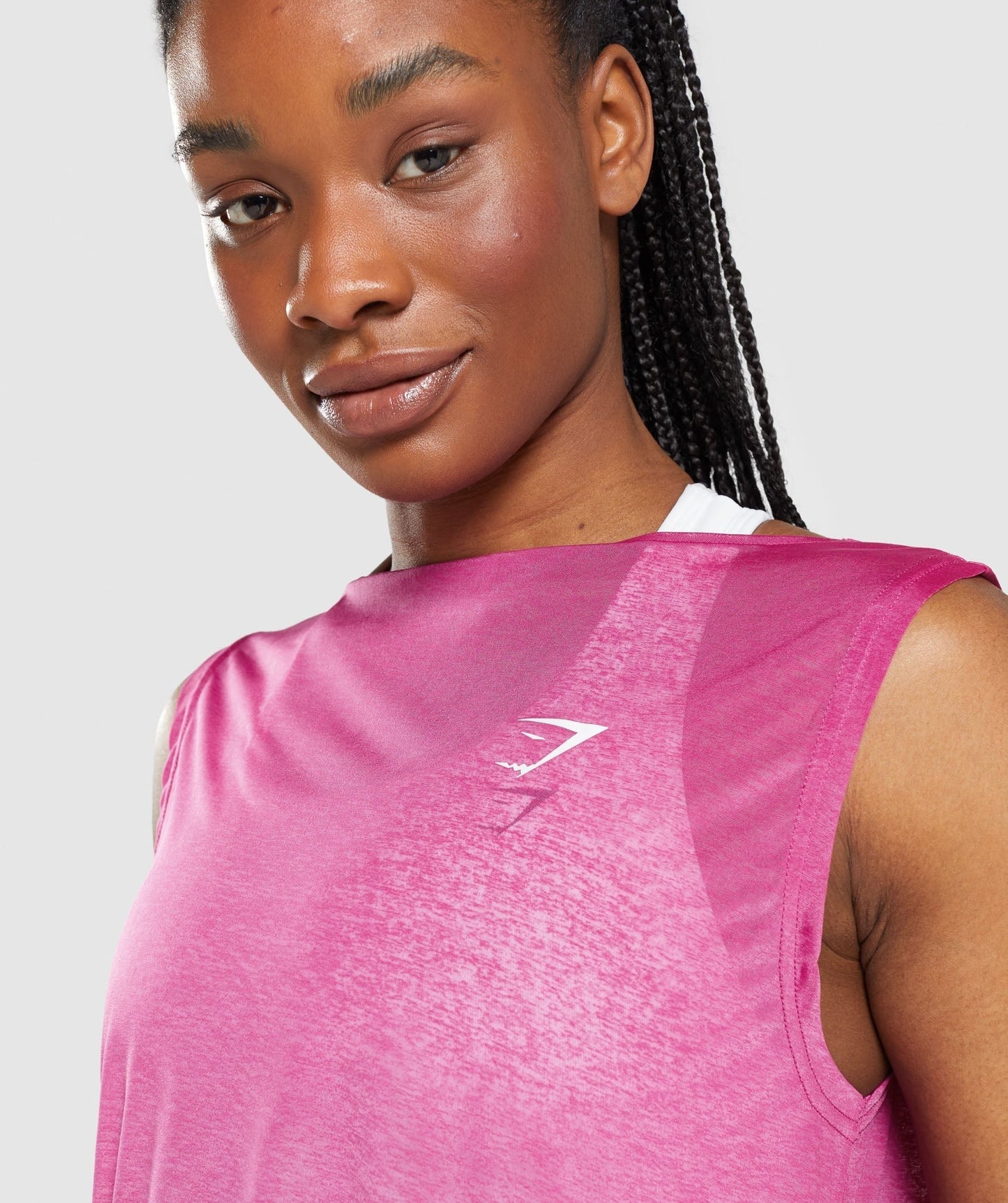 Gymshark Training Oversized Tank - Dragon Pink