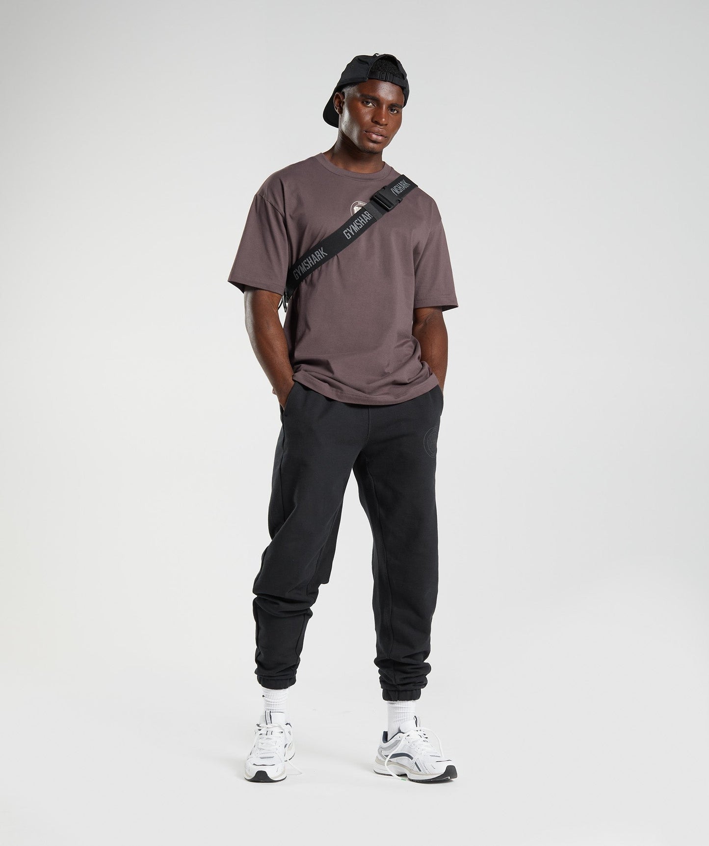 Gymshark GS10 Year Oversized T-Shirt - Chocolate Brown