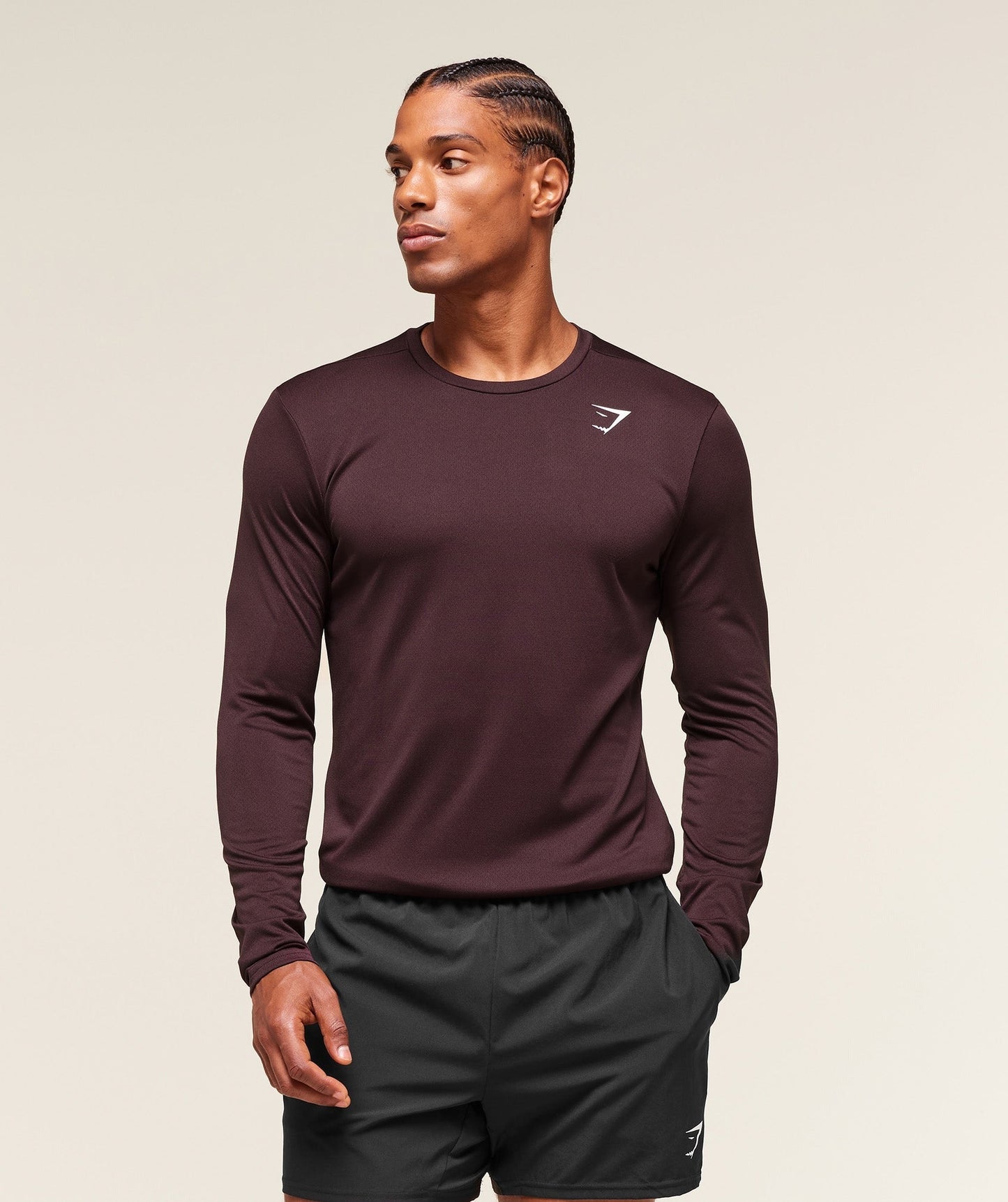 Gymshark Arrival Long Sleeve T-Shirt - Cherry Purple
