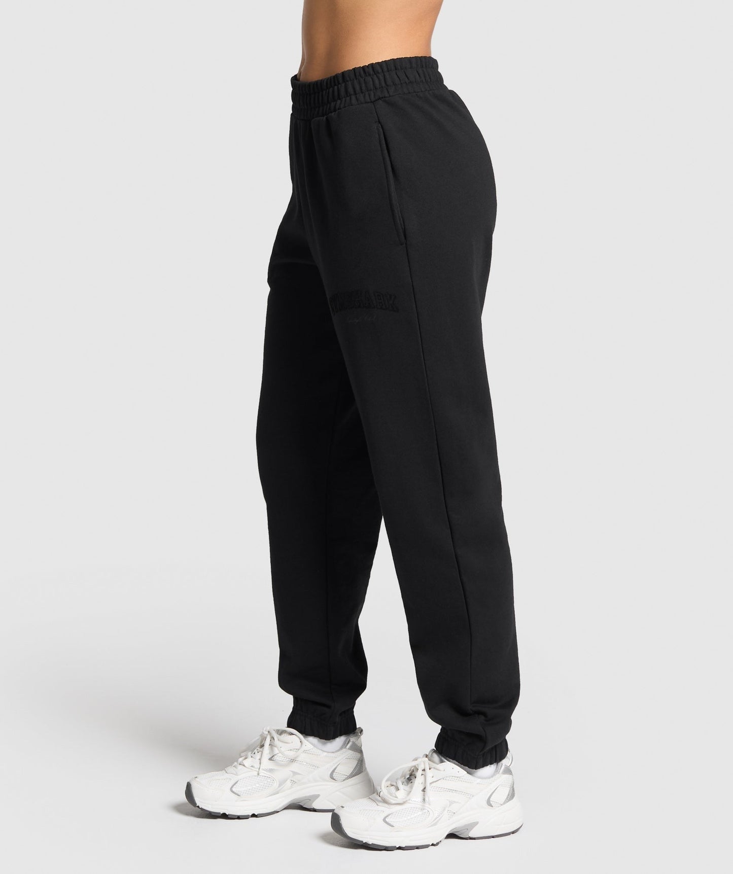 Gymshark Campus Classics Graphic Joggers - Black