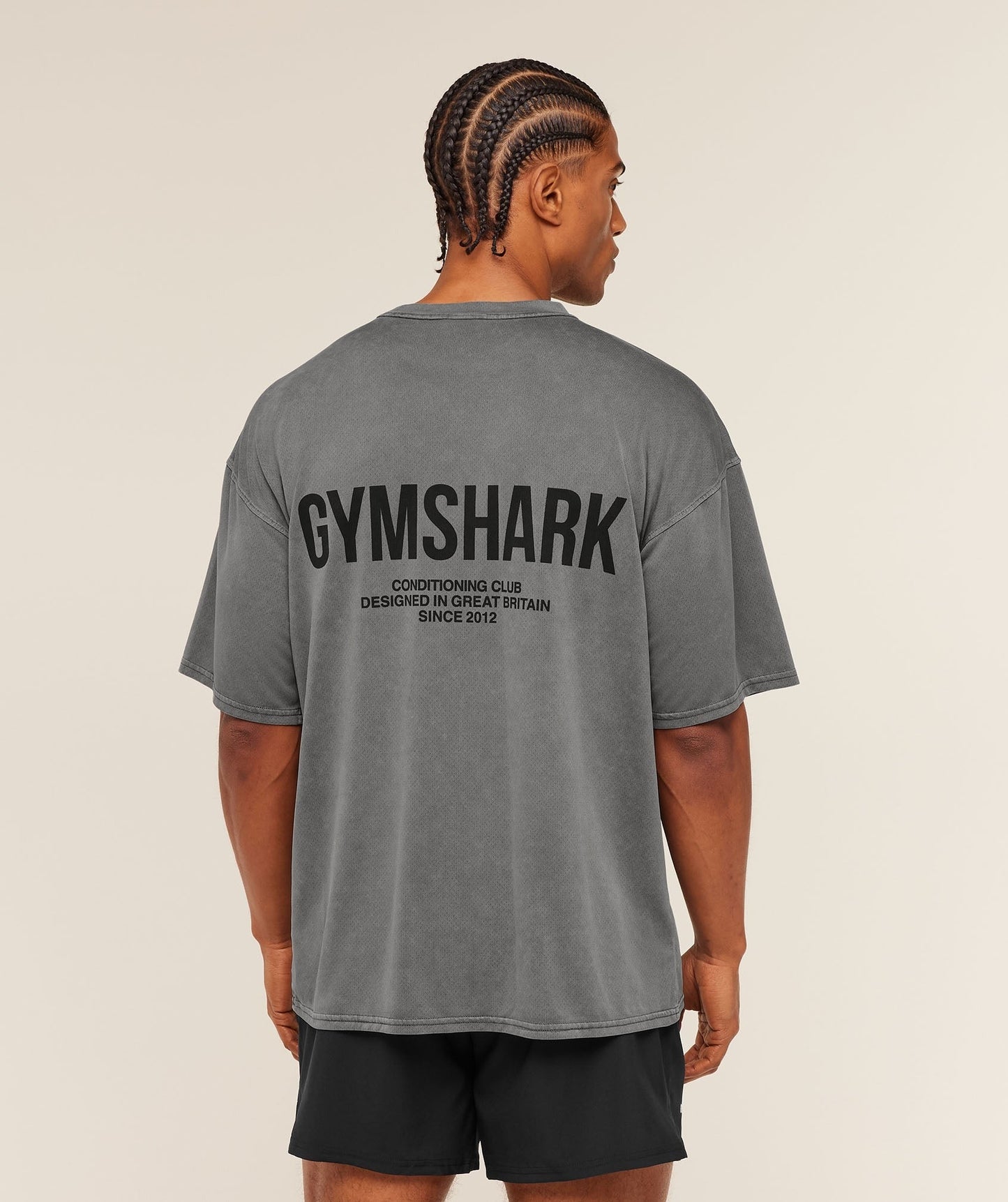 Gymshark Conditioning Club Washed T-Shirt - Black/Wash