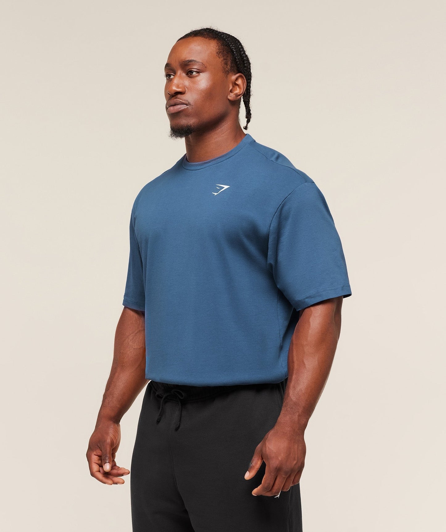 Gymshark Essential Oversized T-Shirt - Compound Blue
