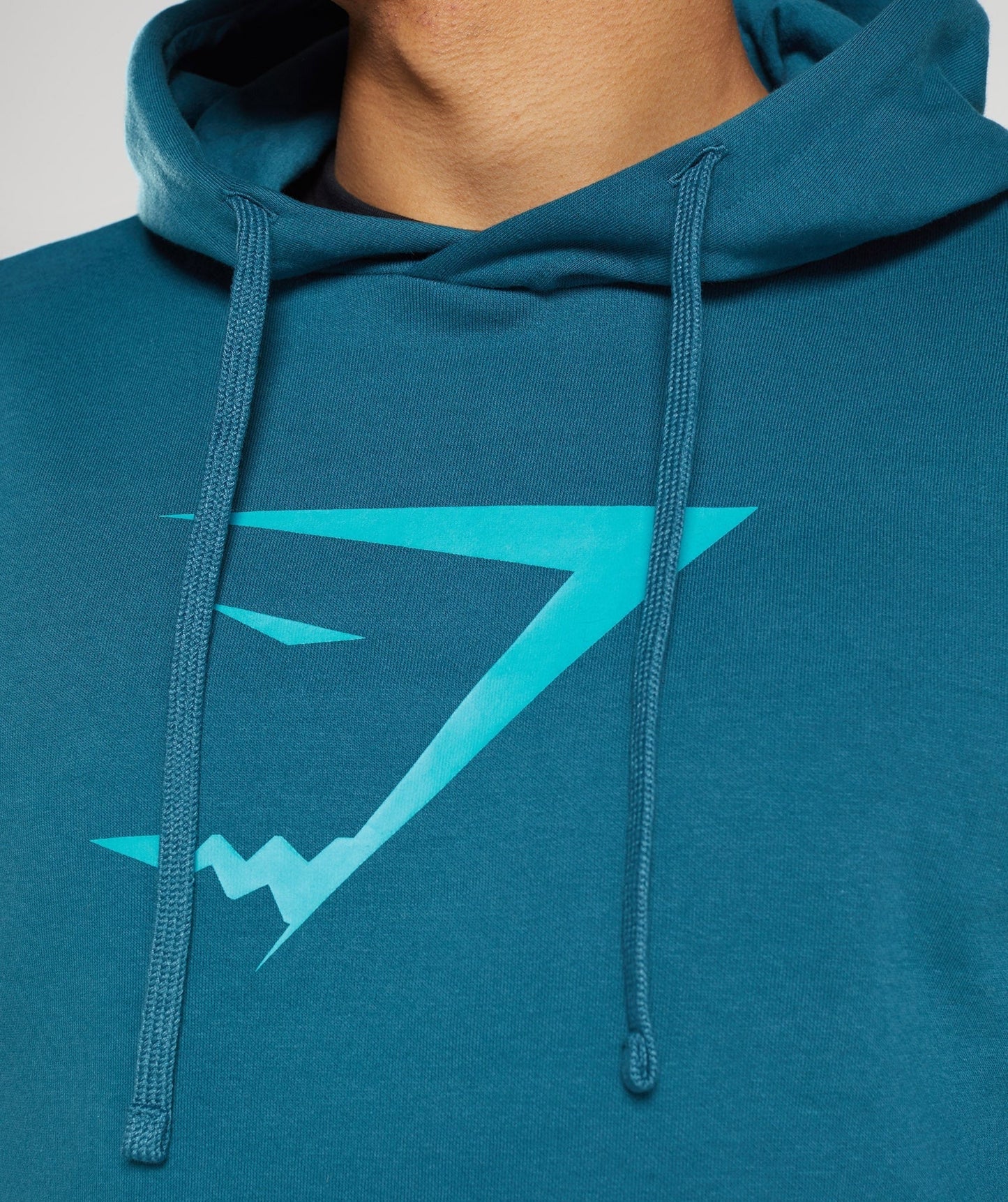 Gymshark Sharkhead Infill Hoodie - Atlantic Blue