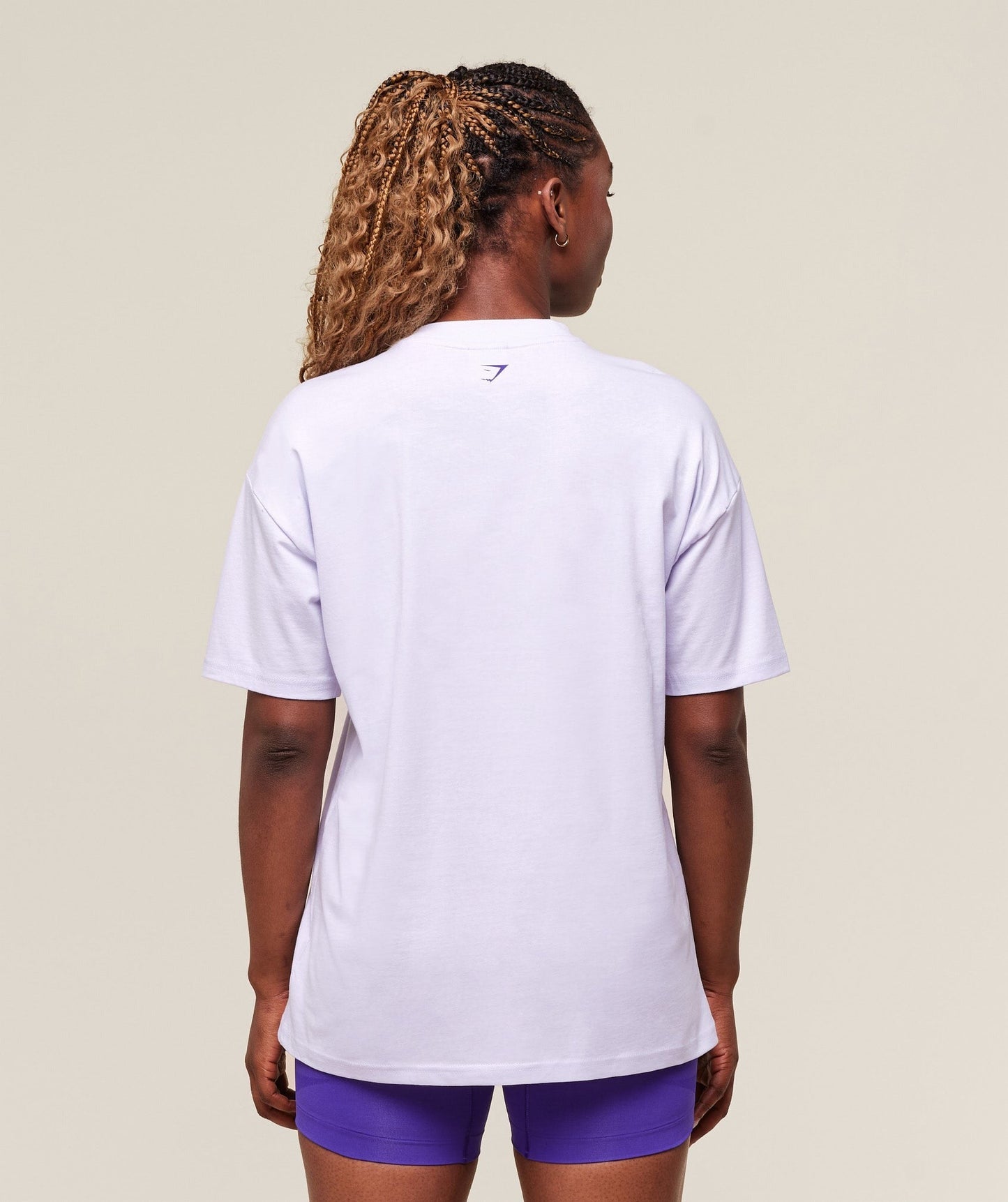 Gymshark Heavy Duty Graphic Oversized T-Shirt - Fresh Lilac