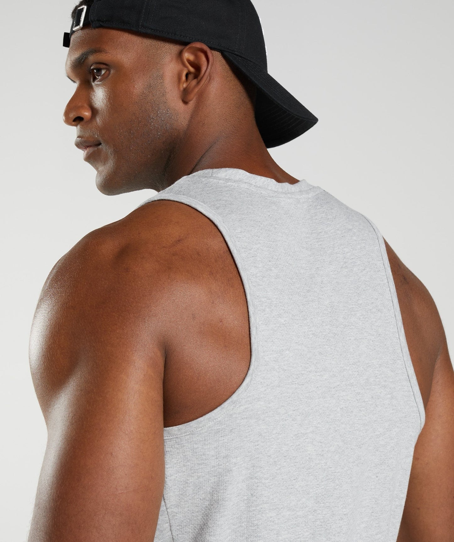 Gymshark React Tank - Light Grey Core Marl