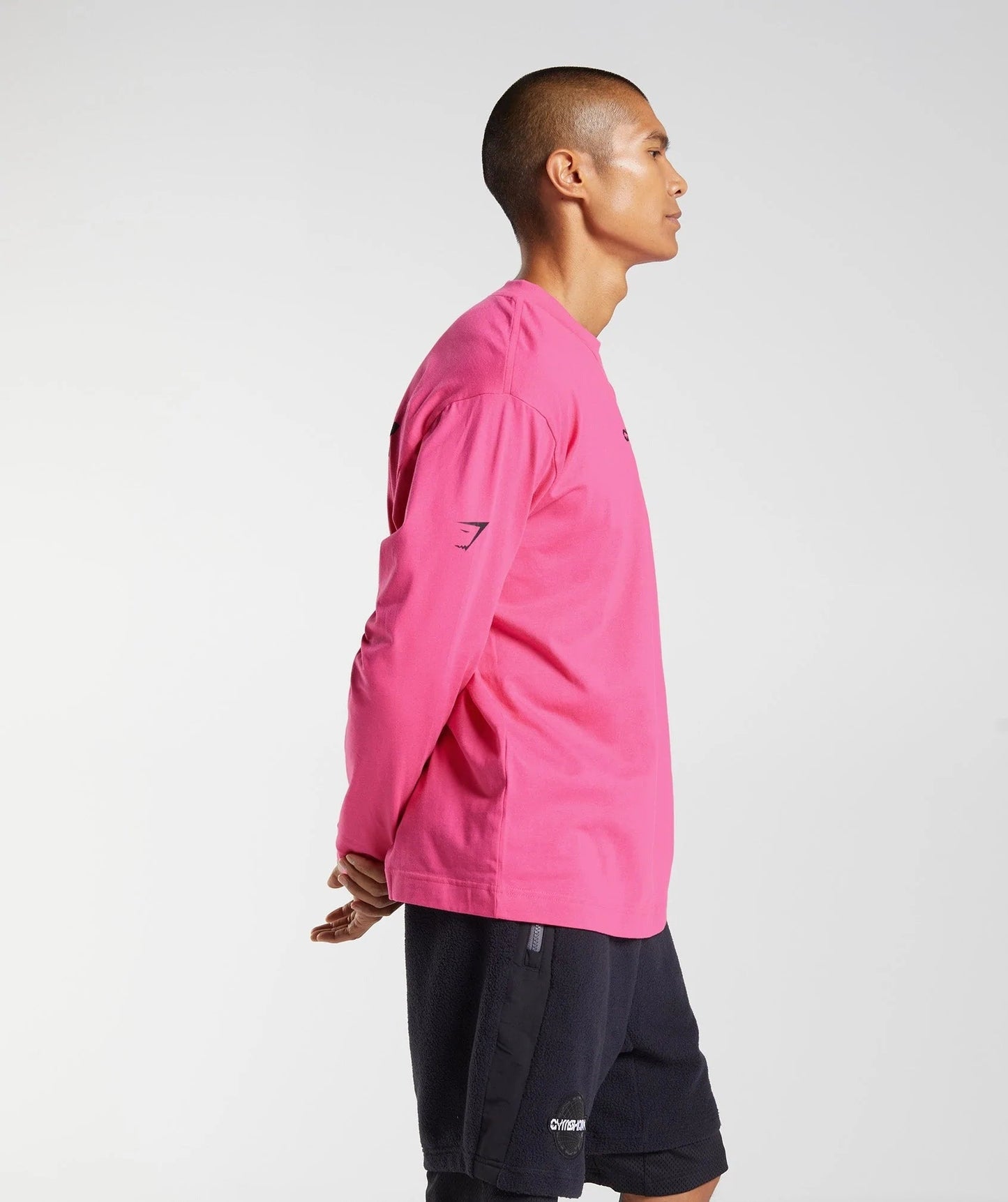 Gymshark Vibes Long Sleeve T-Shirt - Bright Fuchsia