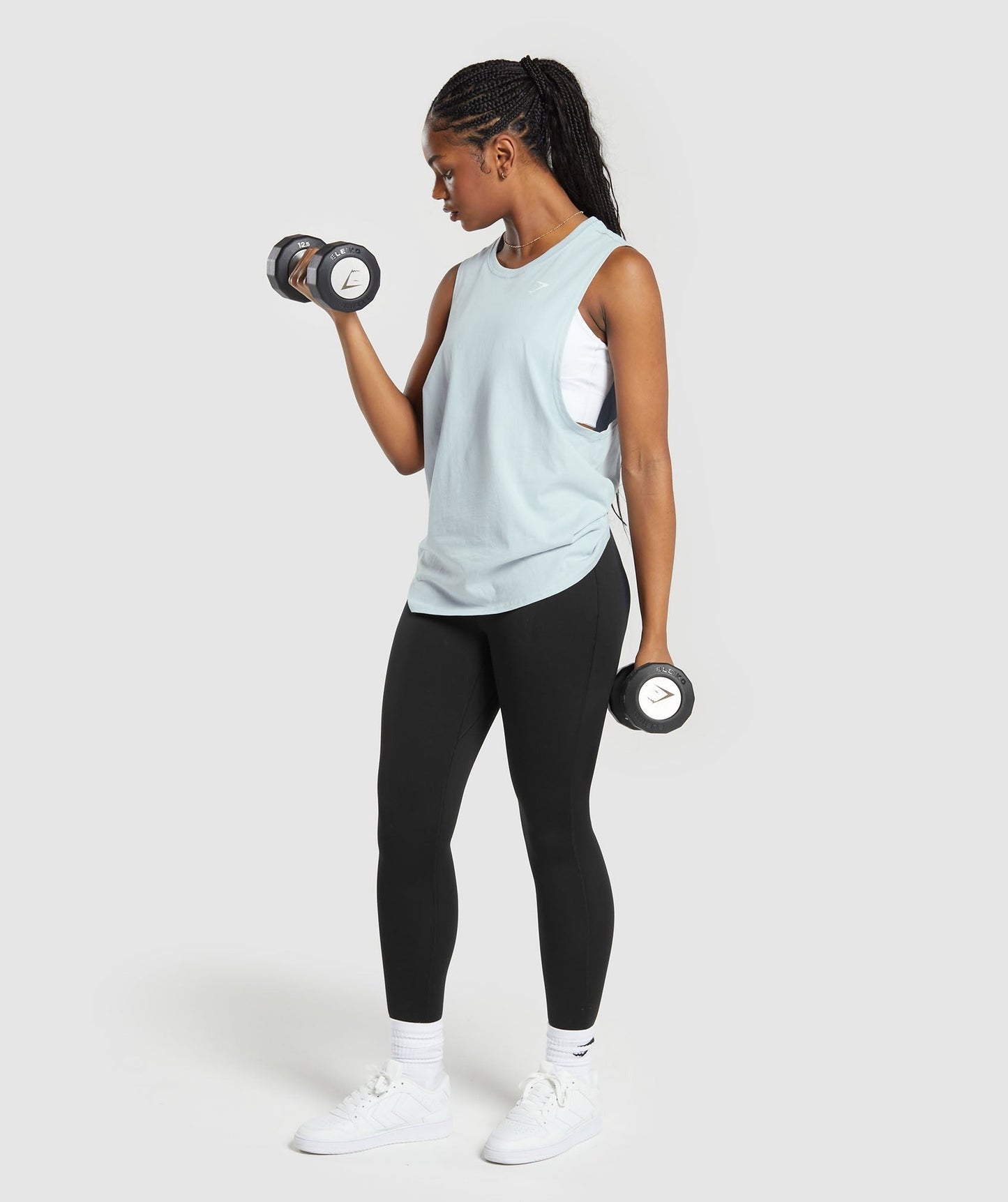 Gymshark Training Drop Arm Tank - Fresh Blue