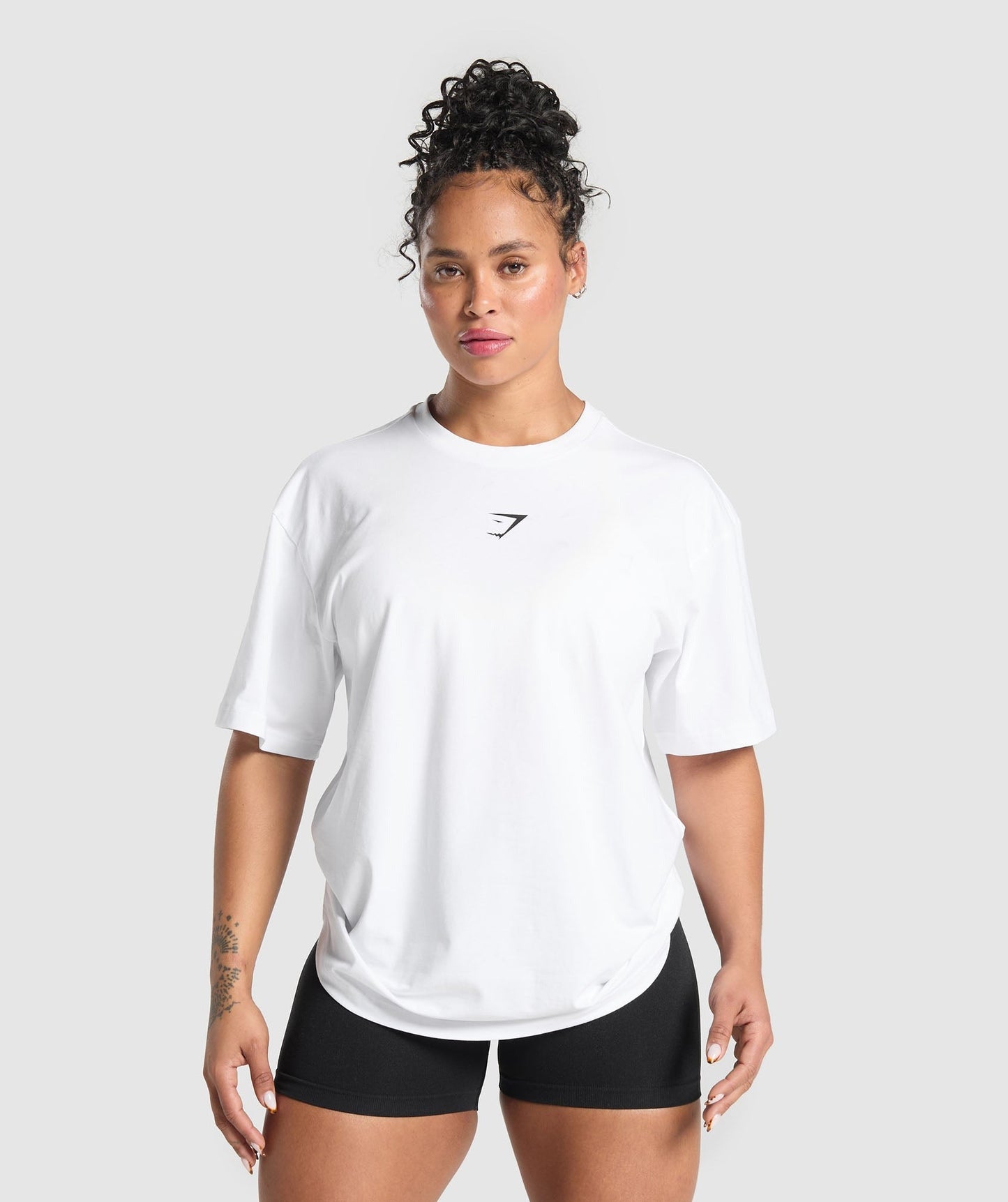 Gymshark GS66 Graphic Oversized T-Shirt - White
