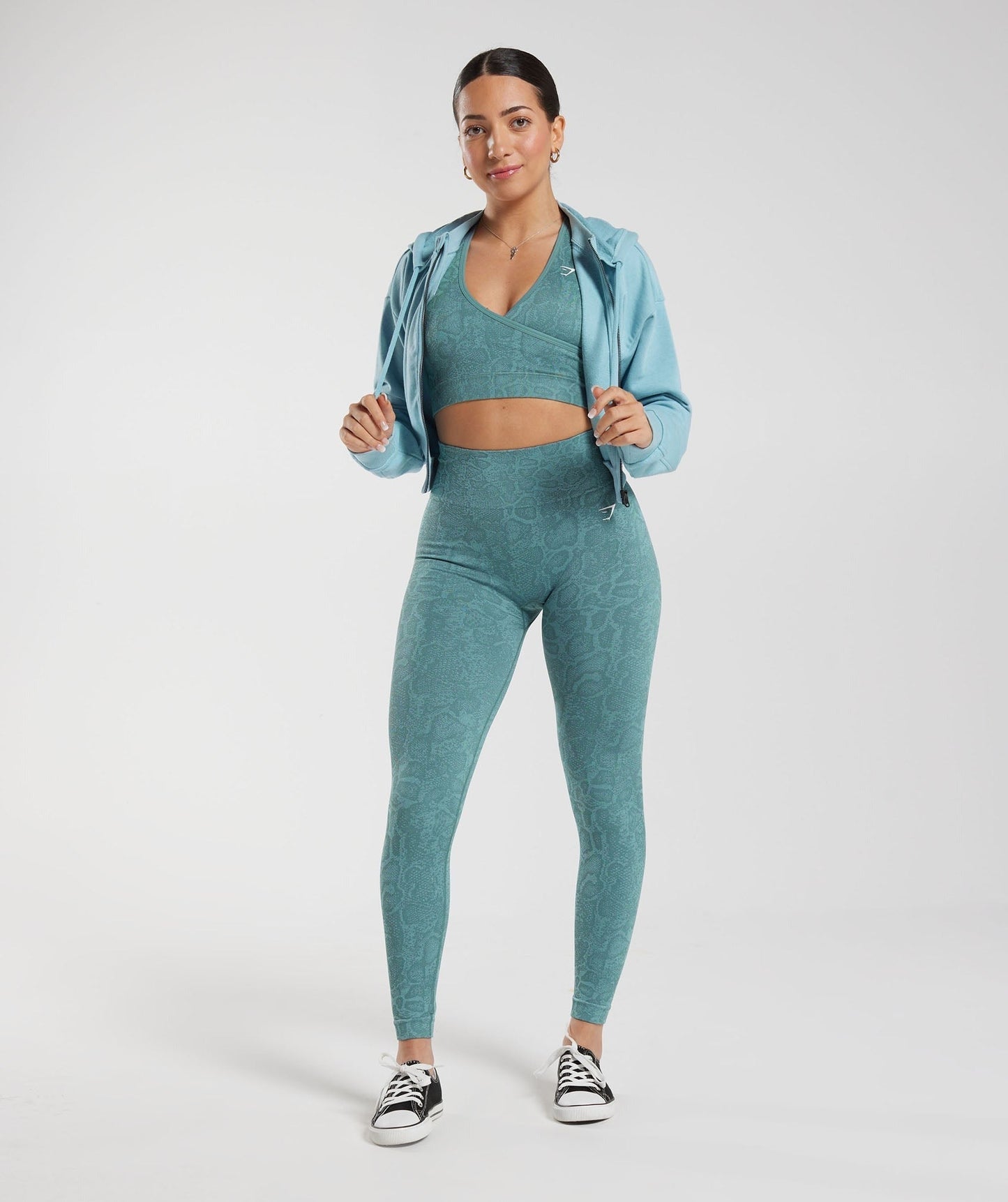 Gymshark Adapt Animal Seamless Leggings - Iceberg Blue/Thunder Blue