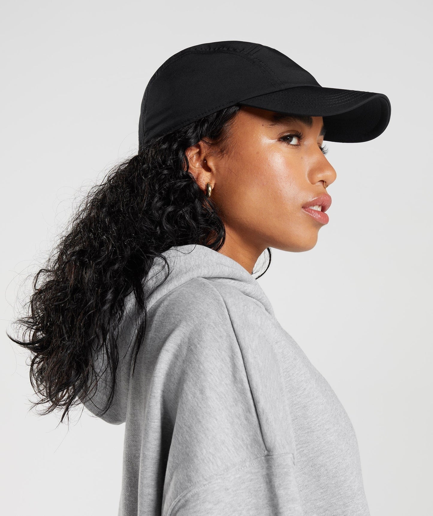 Gymshark Logo 5 Panel Cap - Black