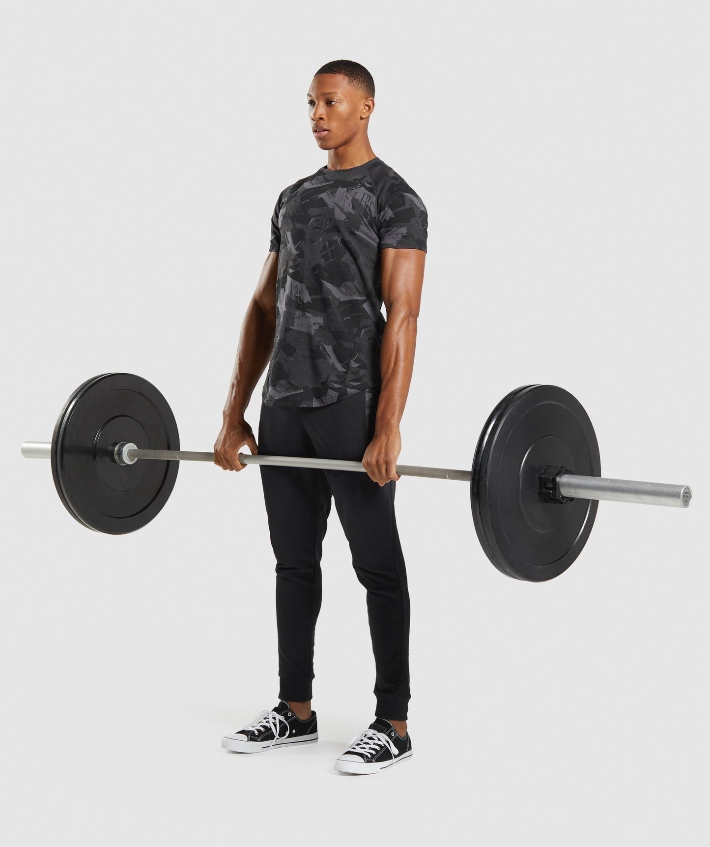 Gymshark Bold T-Shirt - Grey Print