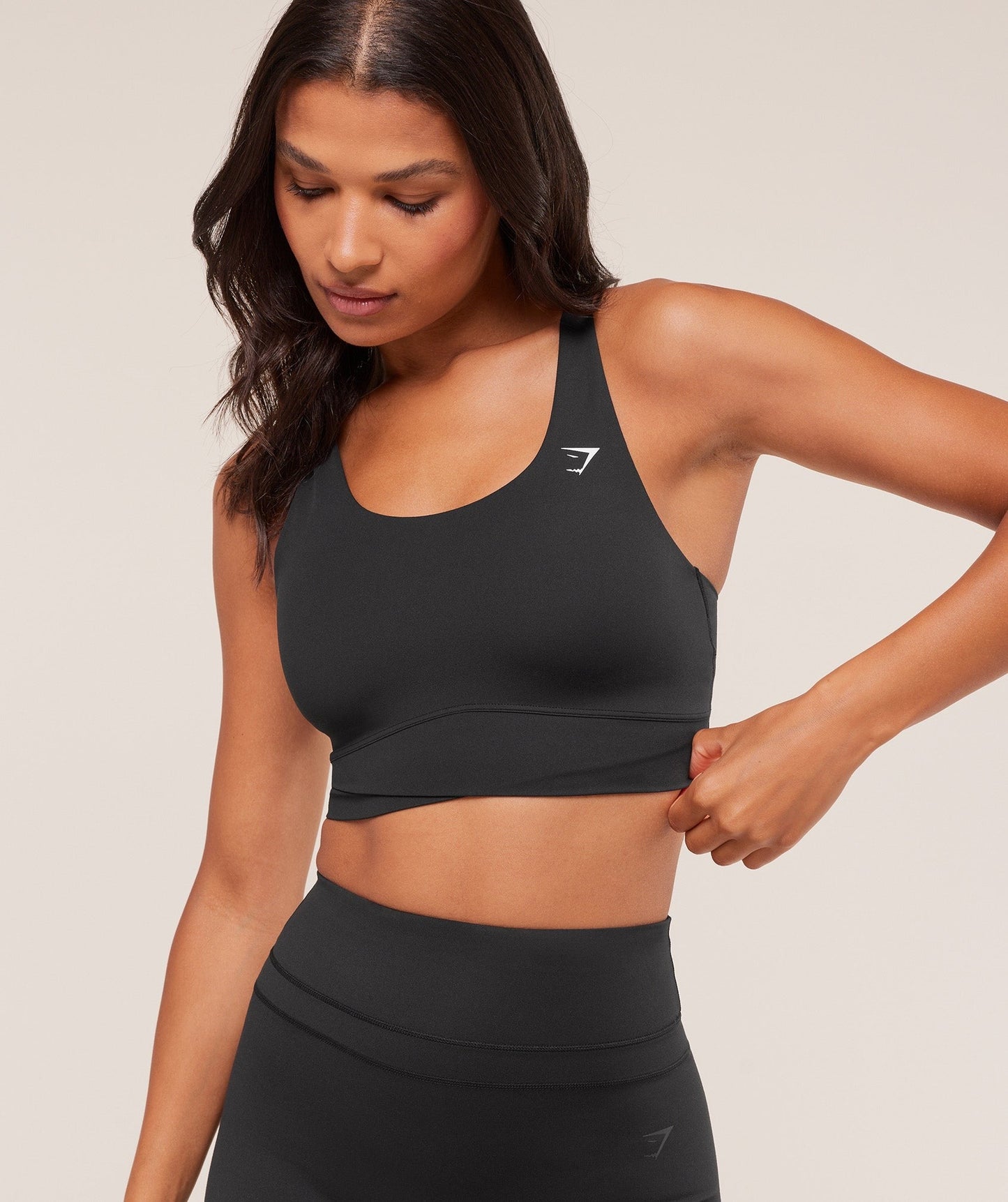 Gymshark Cross Over Sports Bra - Black