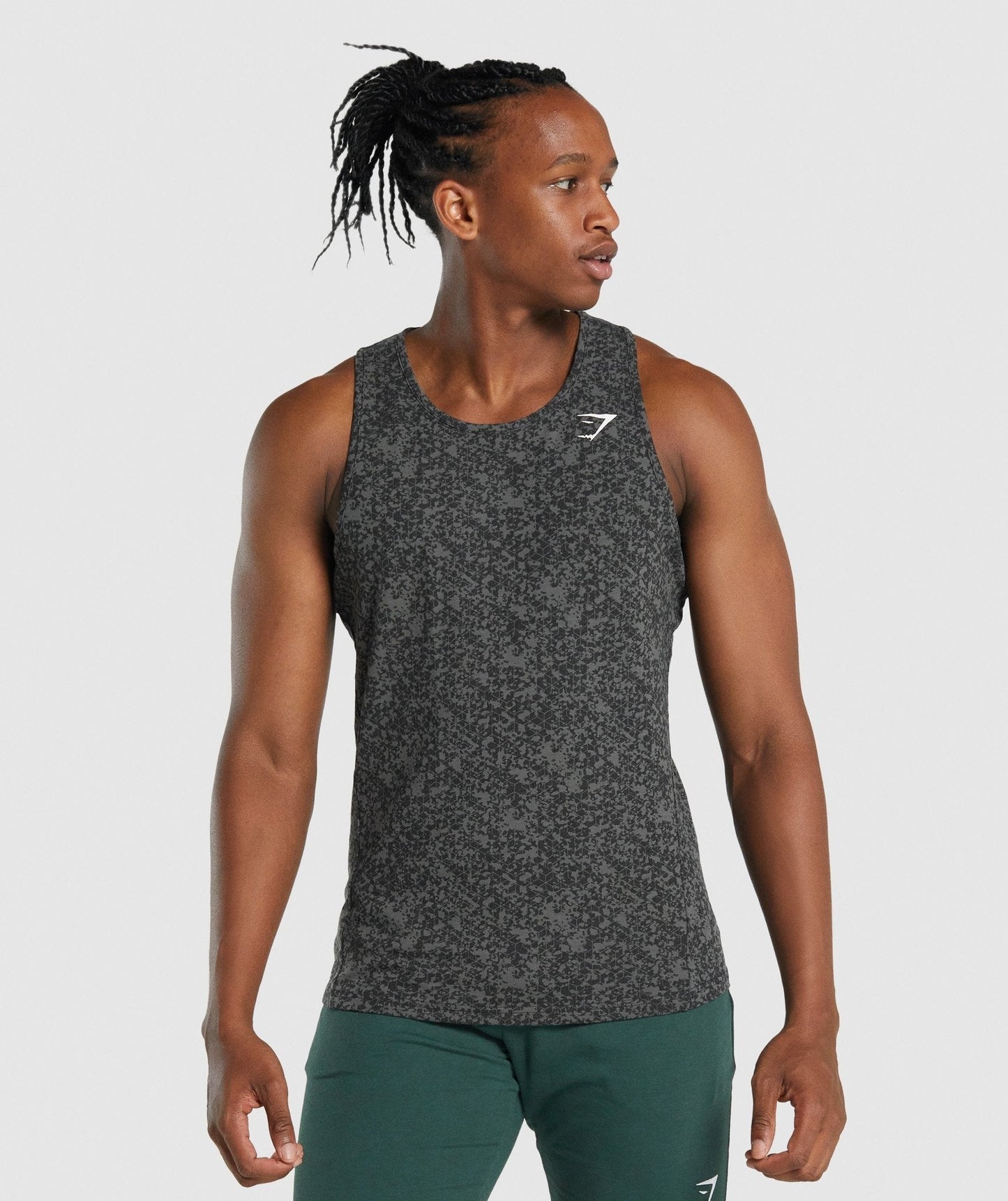 Gymshark Critical 2.0 Tank - Charcoal Print