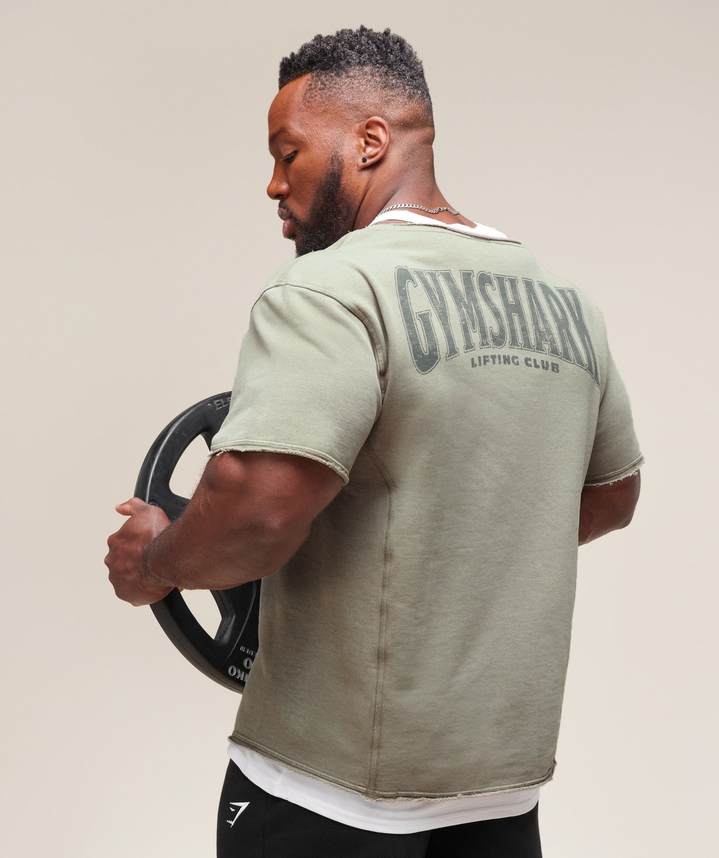 Gymshark Heritage Washed Rag Top - Stone Grey